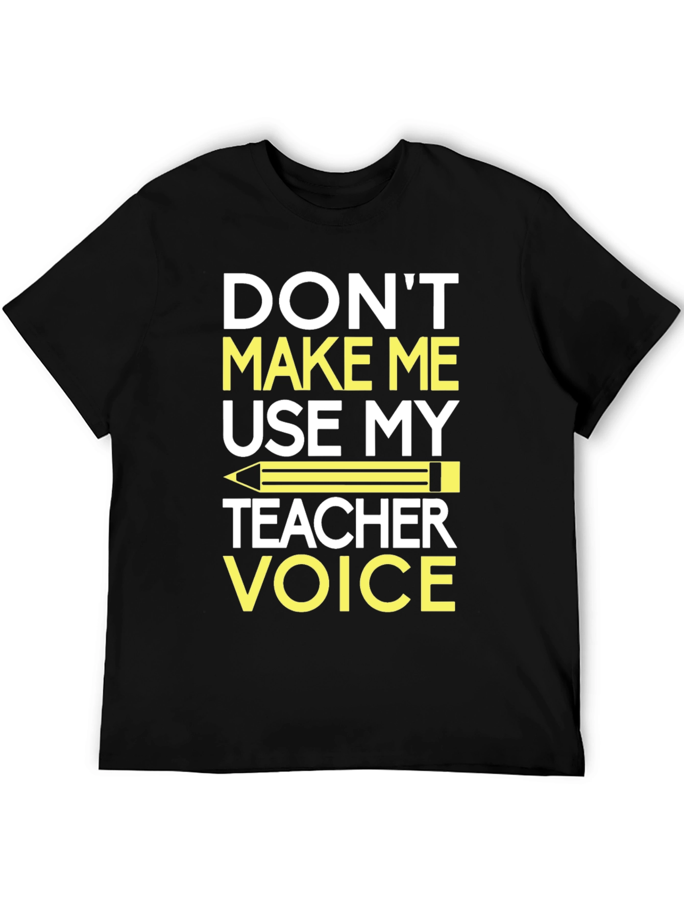 Black Teacher Voice T-Shirt - Funny Teacher Gift Idea view 5