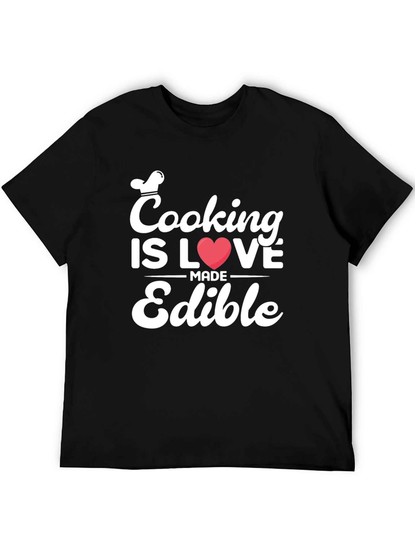 Black Cooking Is Love Made Edible Graphic Tee view 5