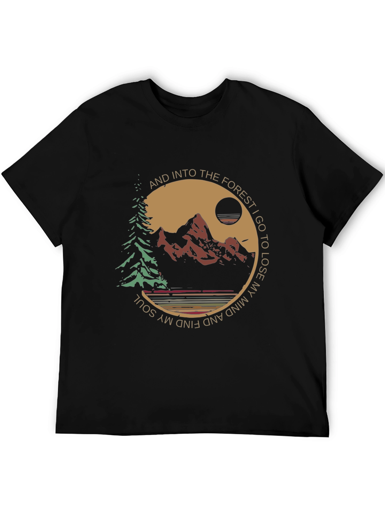 Black Forest Mind and Soul Graphic Tee - Relaxed Fit view 5