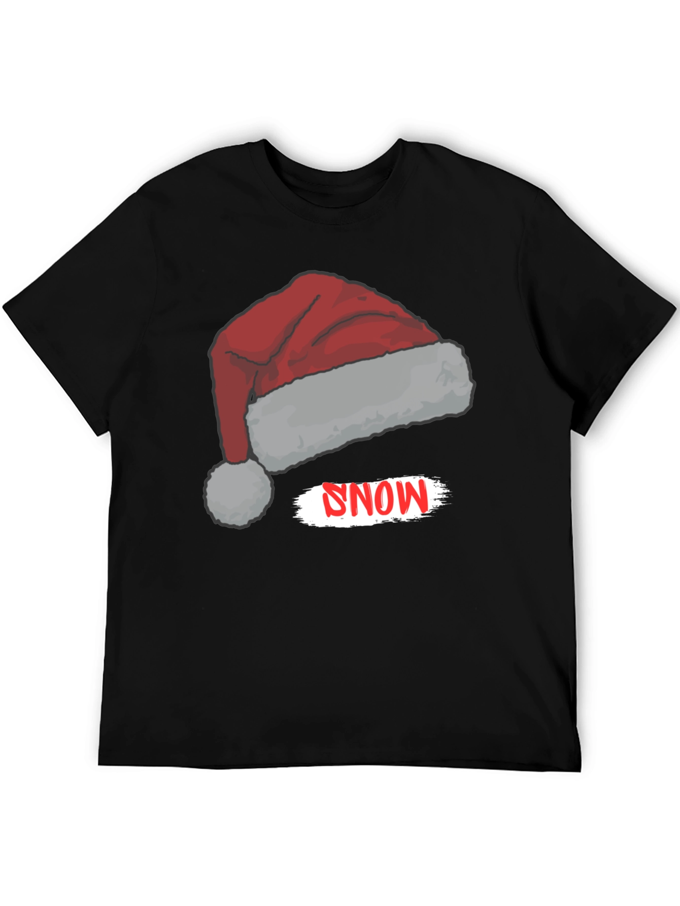 Snow Santa Hat Graphic Tee - 5