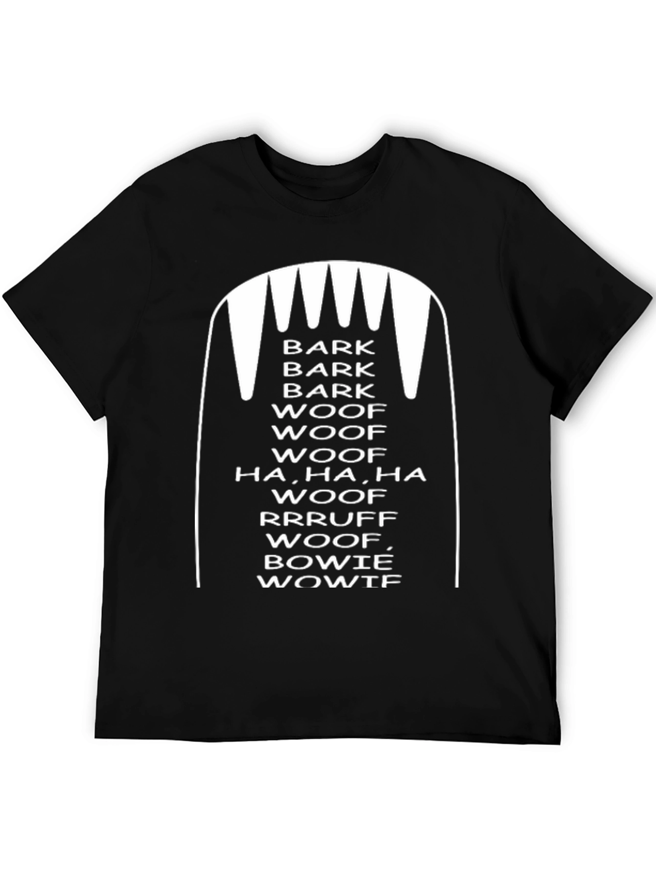 Black Dog Sounds T-Shirt - Bowie WOWTF view 5