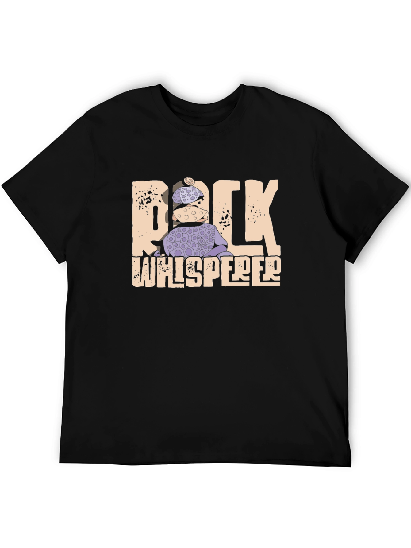 Black Rock Whisperer Graphic Tee - Unique Design view 5