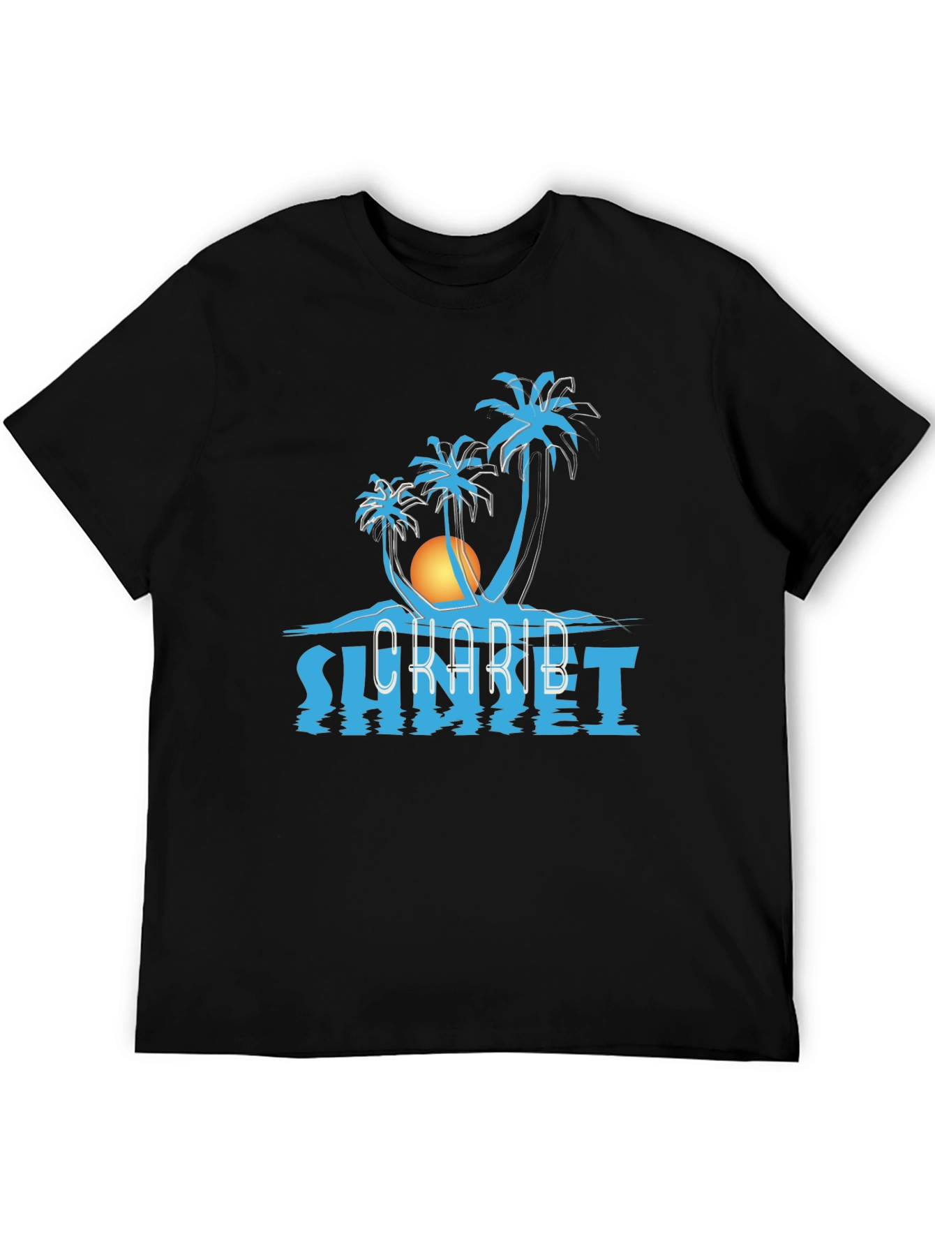 Caribbean Sunset Graphic T-Shirt - 5