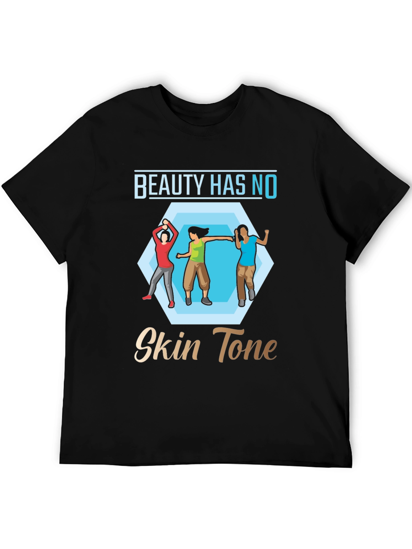 Black Beauty Has No Skin Tone Graphic T-Shirt view 5