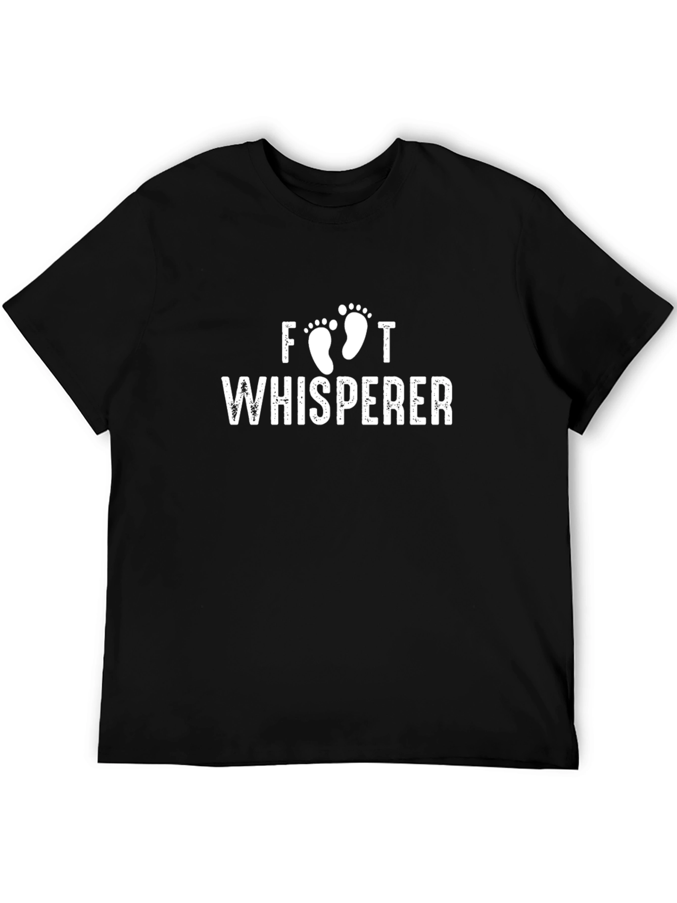 Black Foot Whisperer Funny Graphic T-Shirt view 5