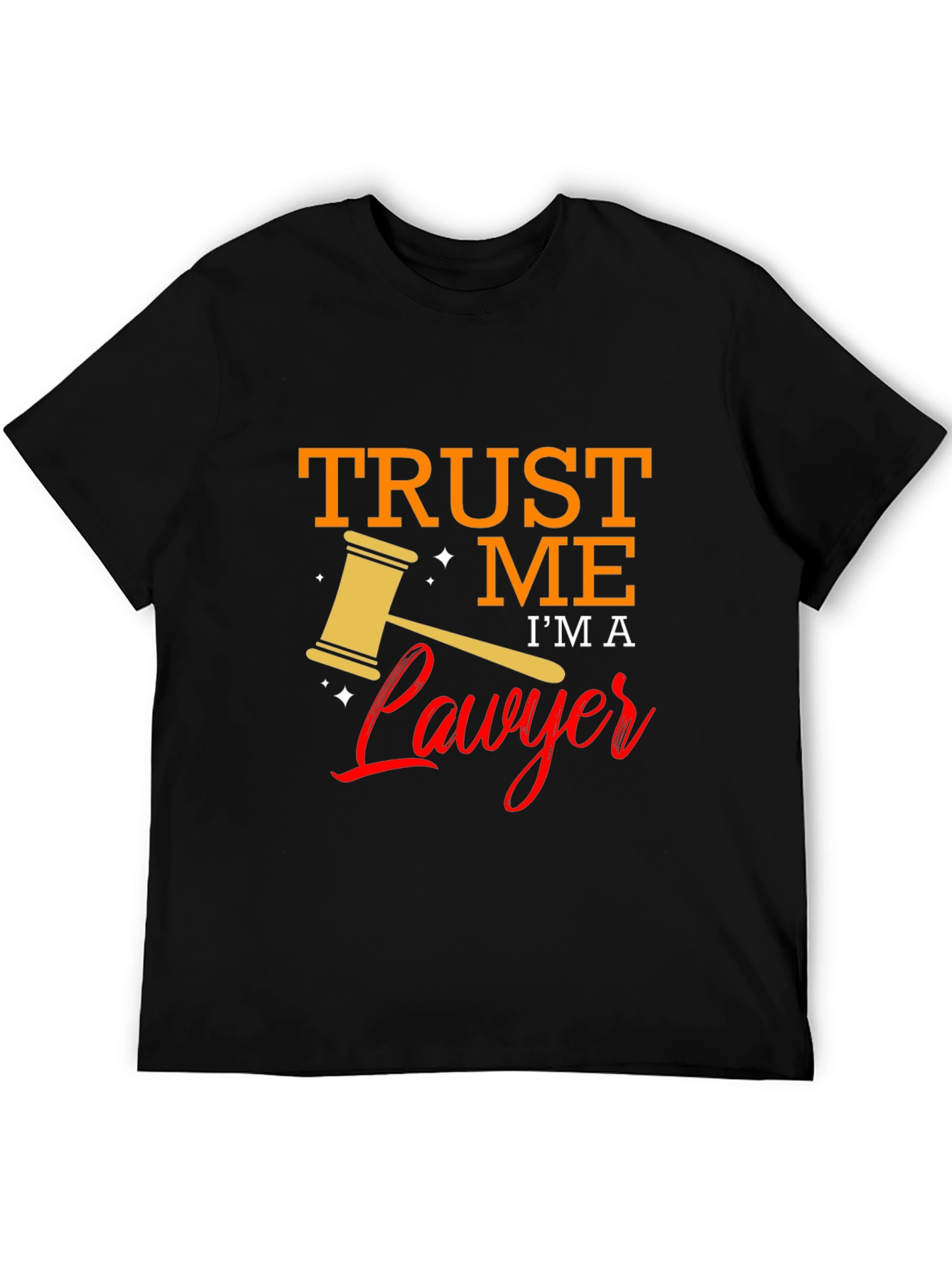 Black Trust Me I'm A Lawyer T-Shirt view 5