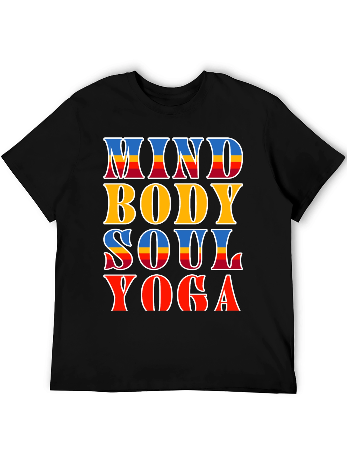 Mind Body Soul Yoga T-Shirt - Spiritual Comfort - 5