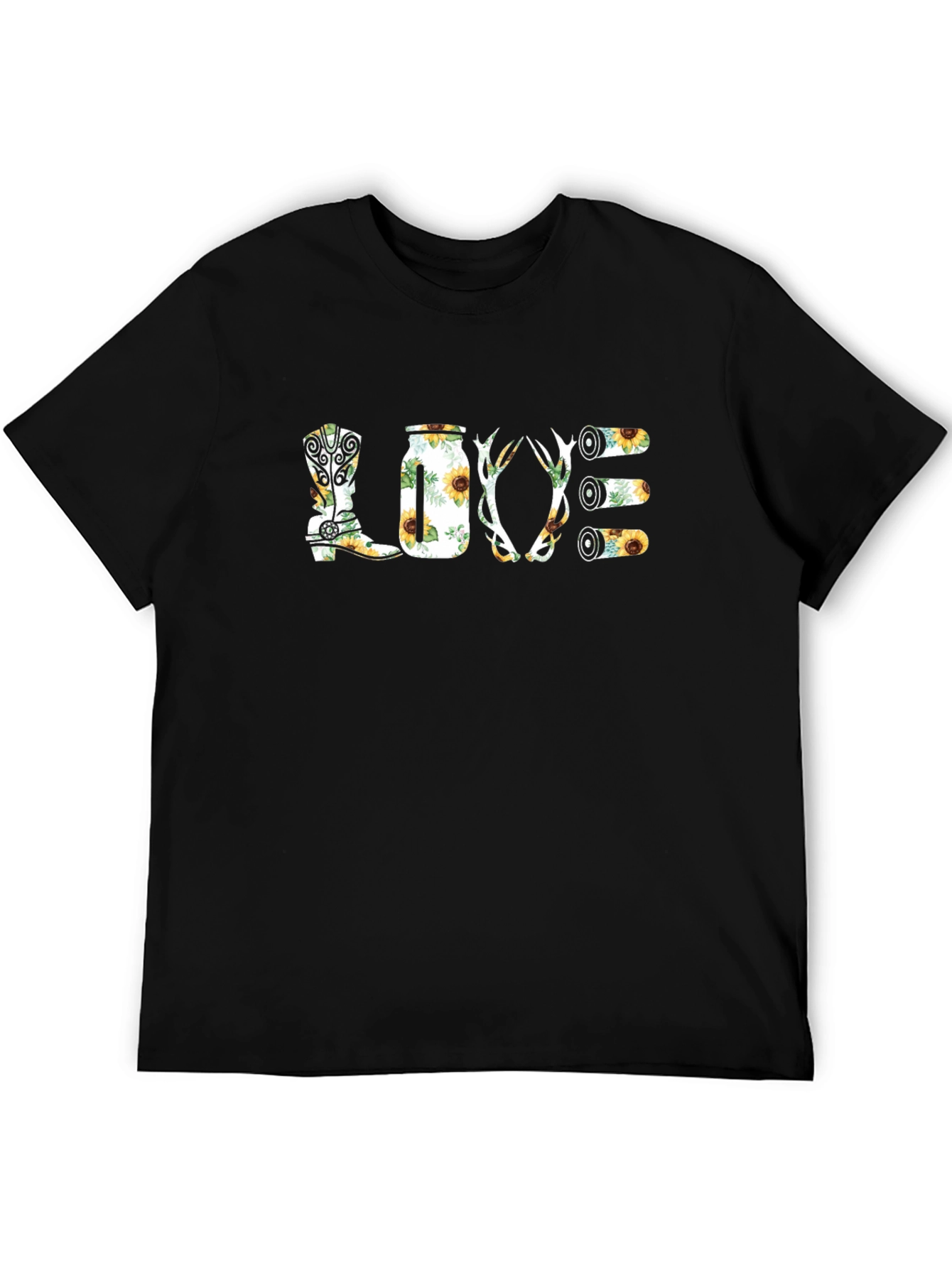 Black Country LOVE Black T-Shirt view 5