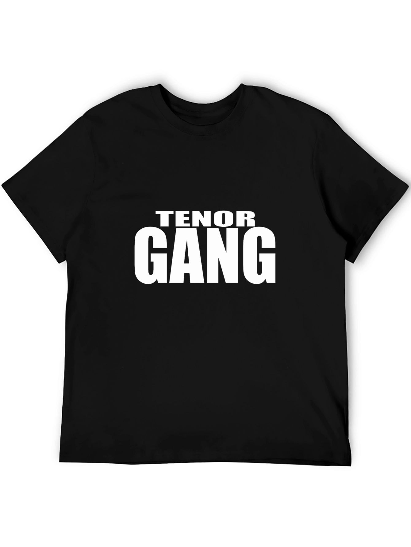 Black Tenor Gang T-Shirt - Black Cotton Graphic Tee view 5