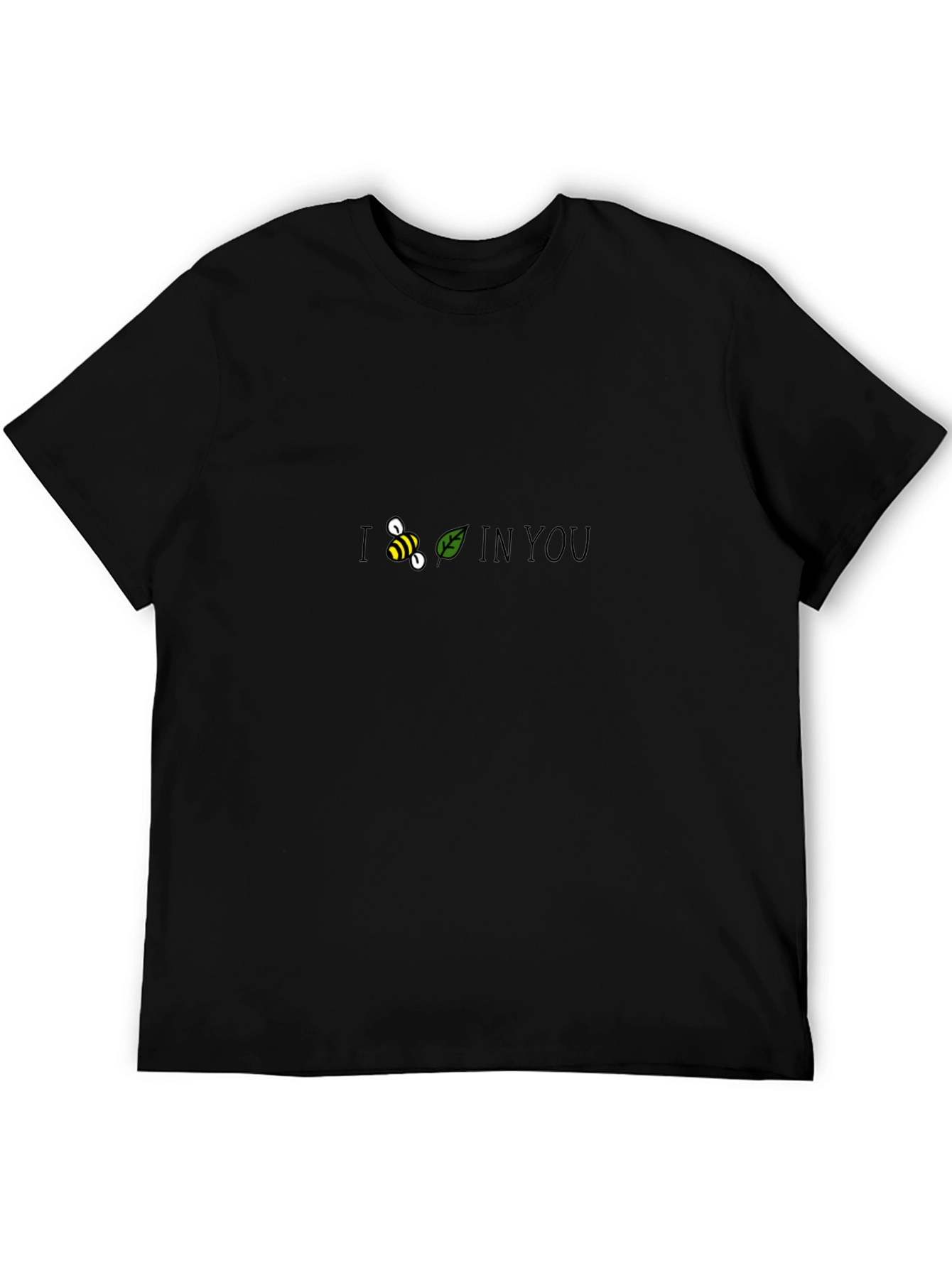 Black I Bee-leaf in You Graphic T-Shirt view 5