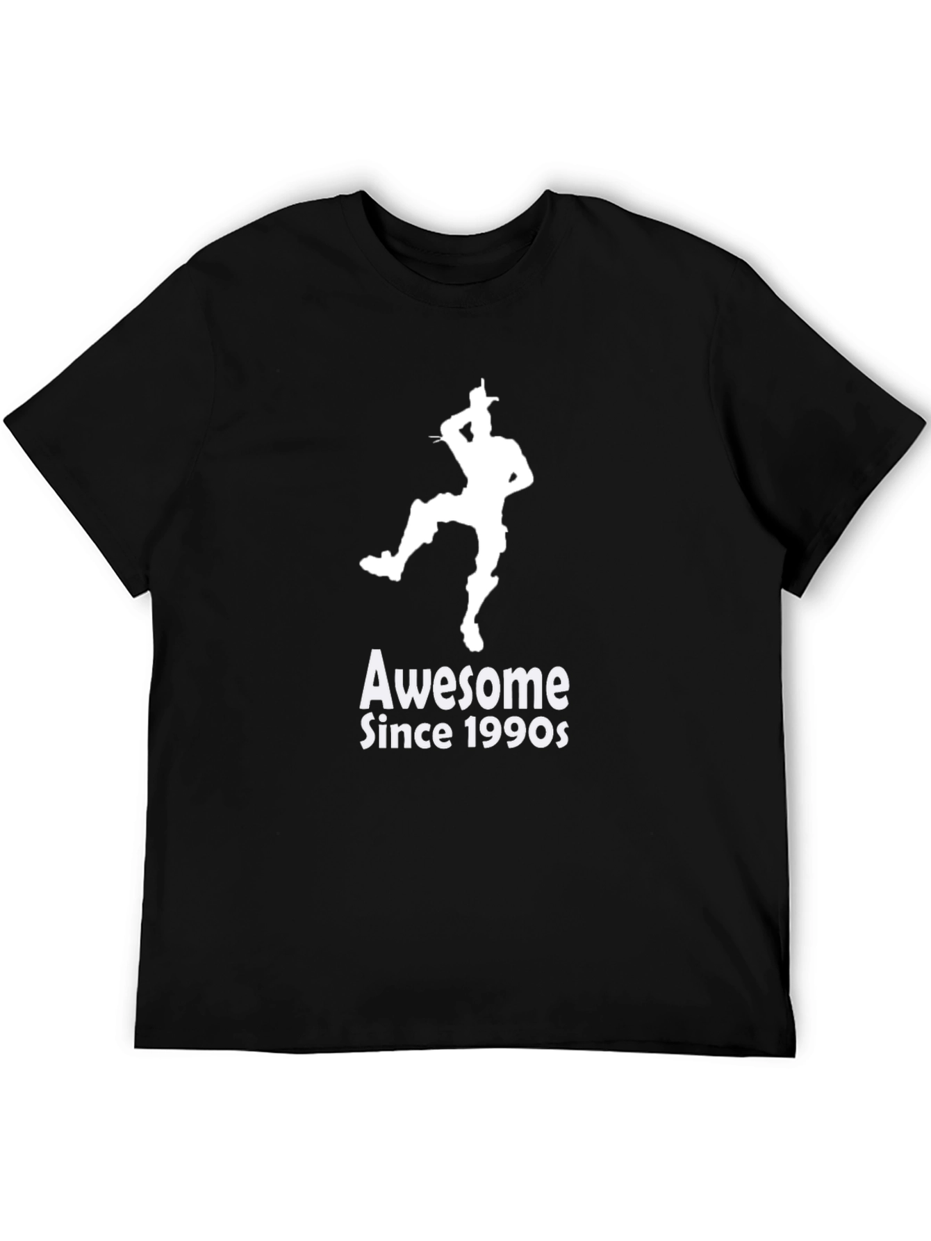 Black Awesome Since 1990s Graphic T-Shirt view 5