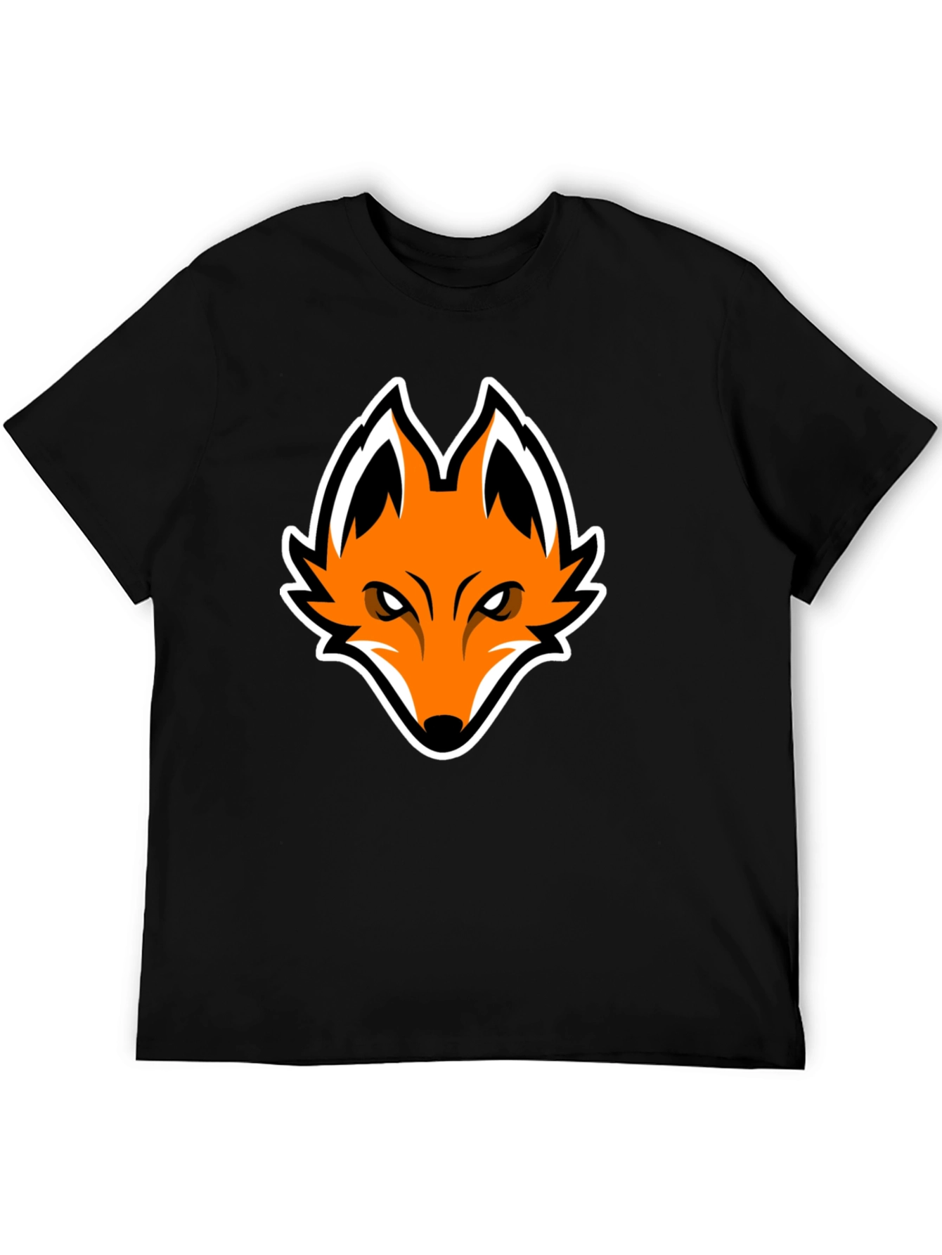 Black Fox Graphic Black T-Shirt view 5