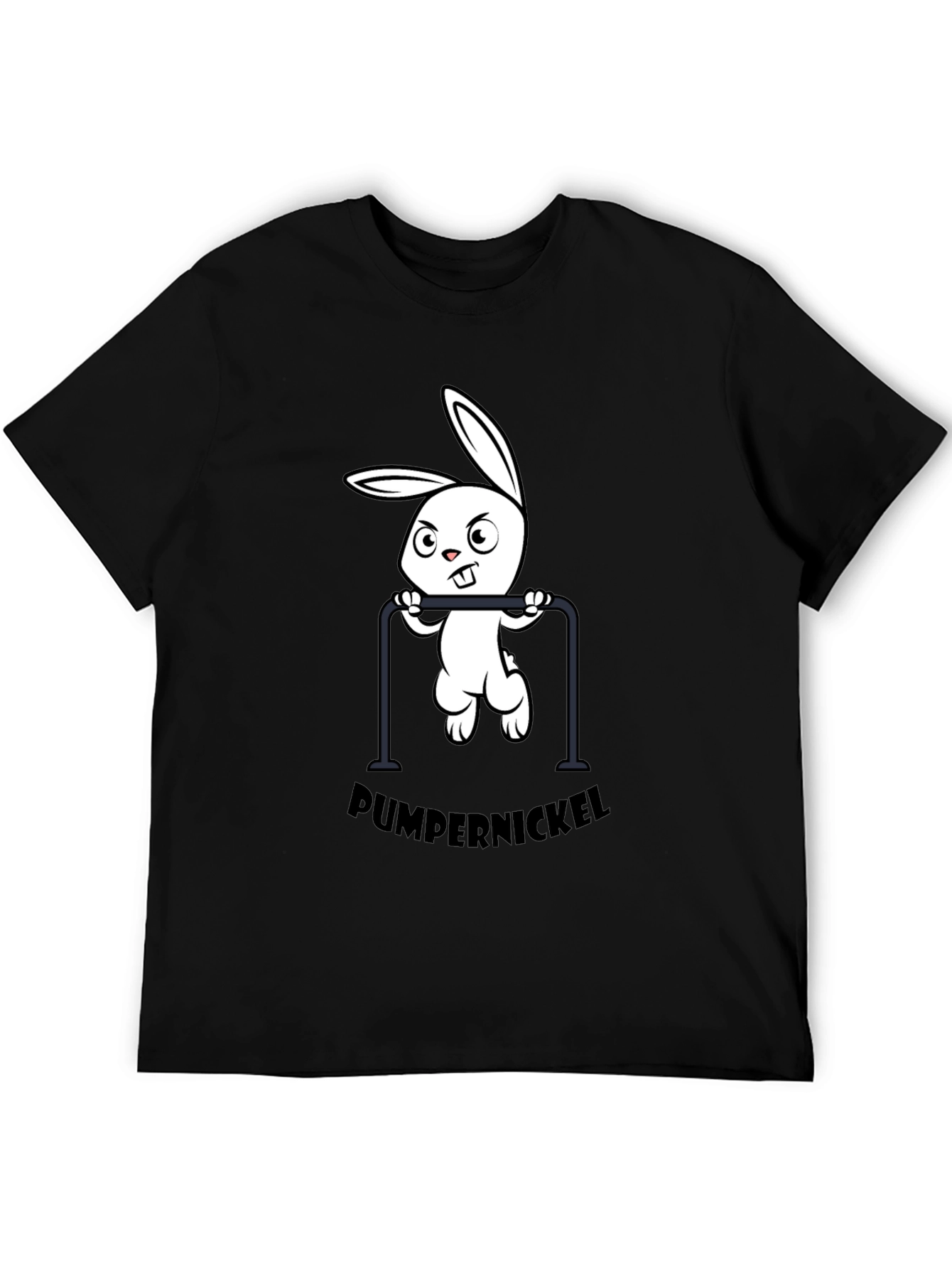 Black Pumpernickel Bunny Pull-Up T-Shirt view 5