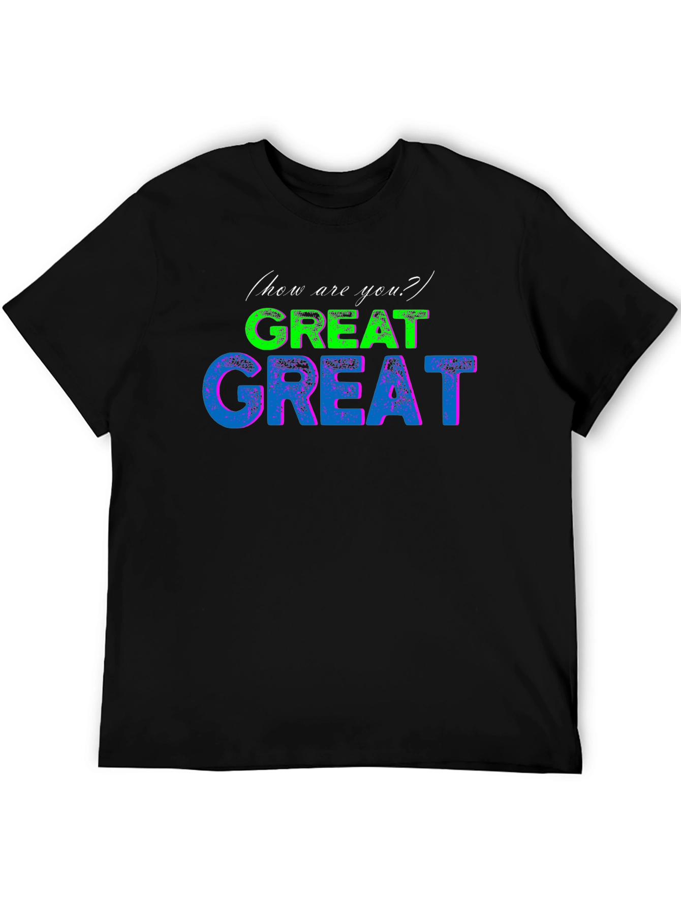 Black Great! Graphic T-Shirt - Black view 5
