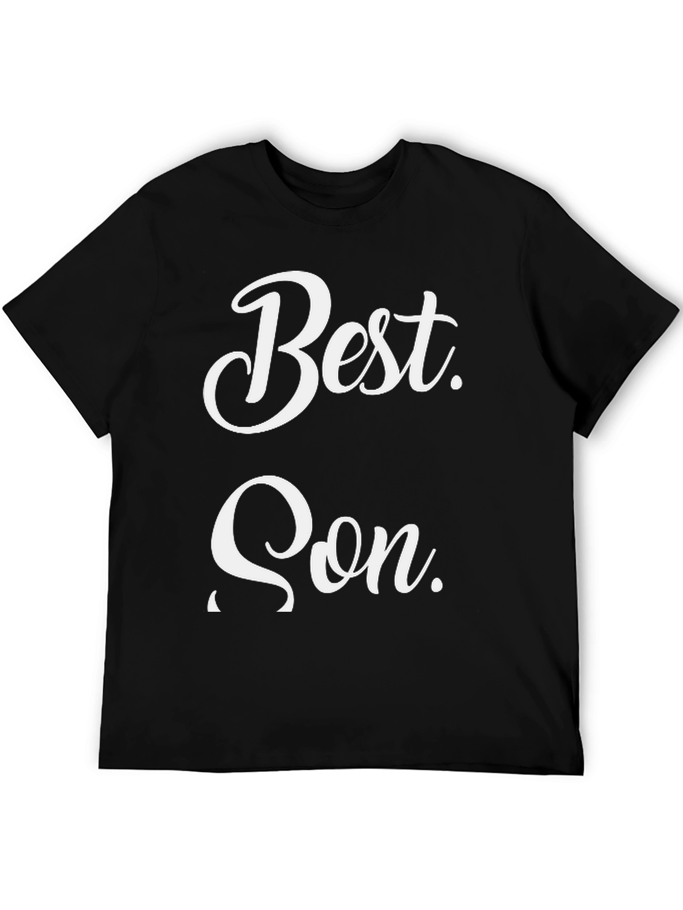 Black Best Son Graphic T-Shirt - Stylish Cotton Blend Tee view 5