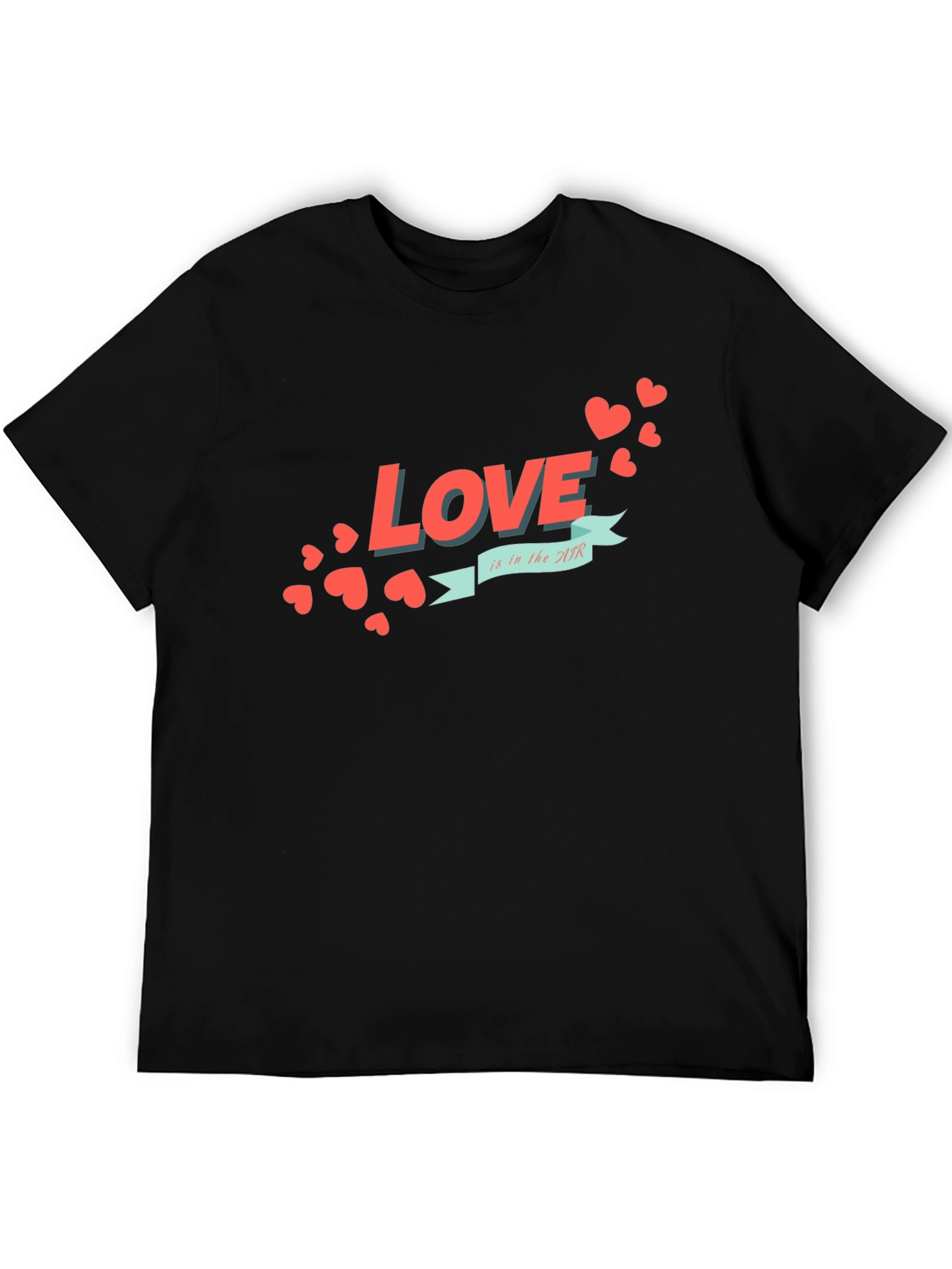 Black Love is in the Air Graphic Tee view 5
