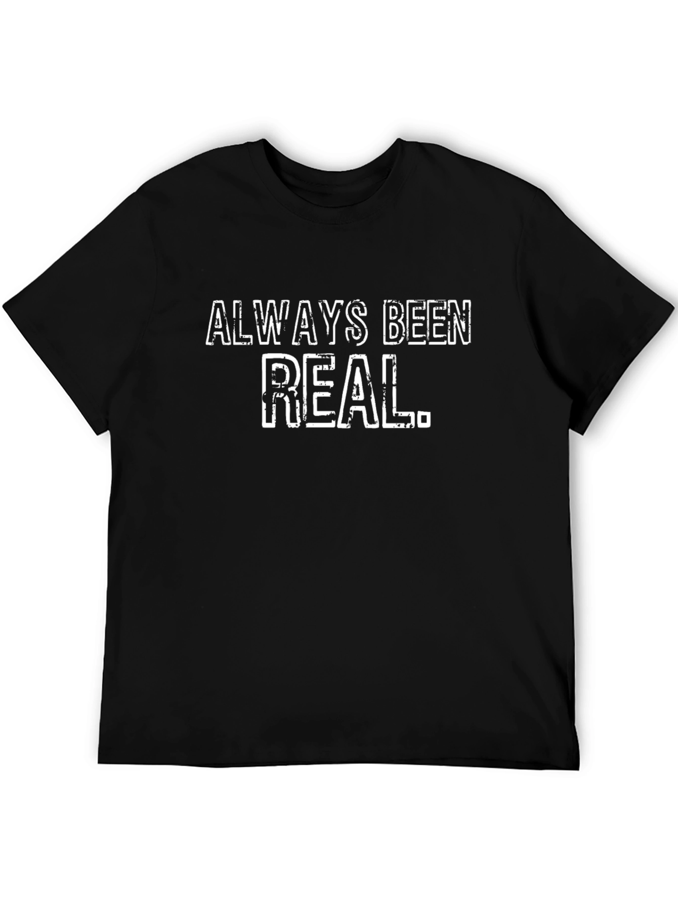 Black Always Been Real Black Graphic T-Shirt view 5