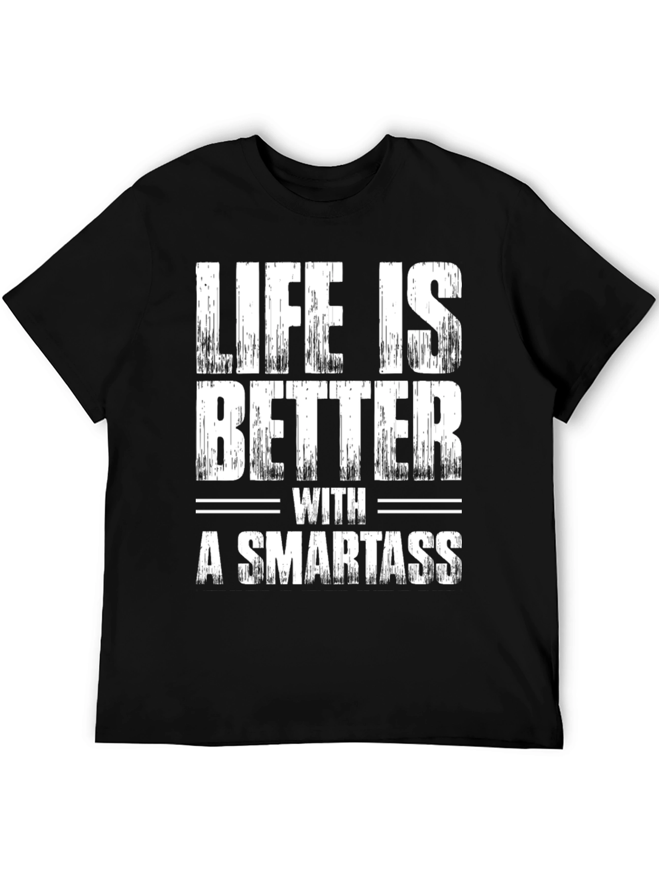 Black Life is Better with a Smartass Graphic Tee view 5