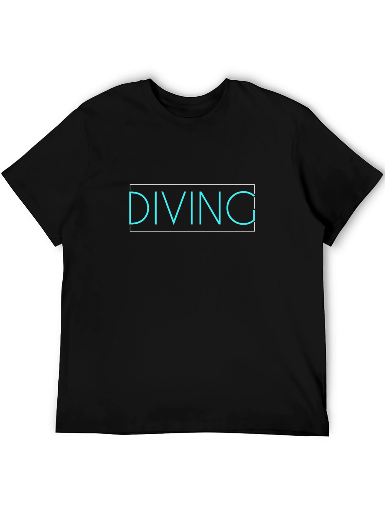 Black Diving Graphic T-Shirt - Premium Cotton view 5