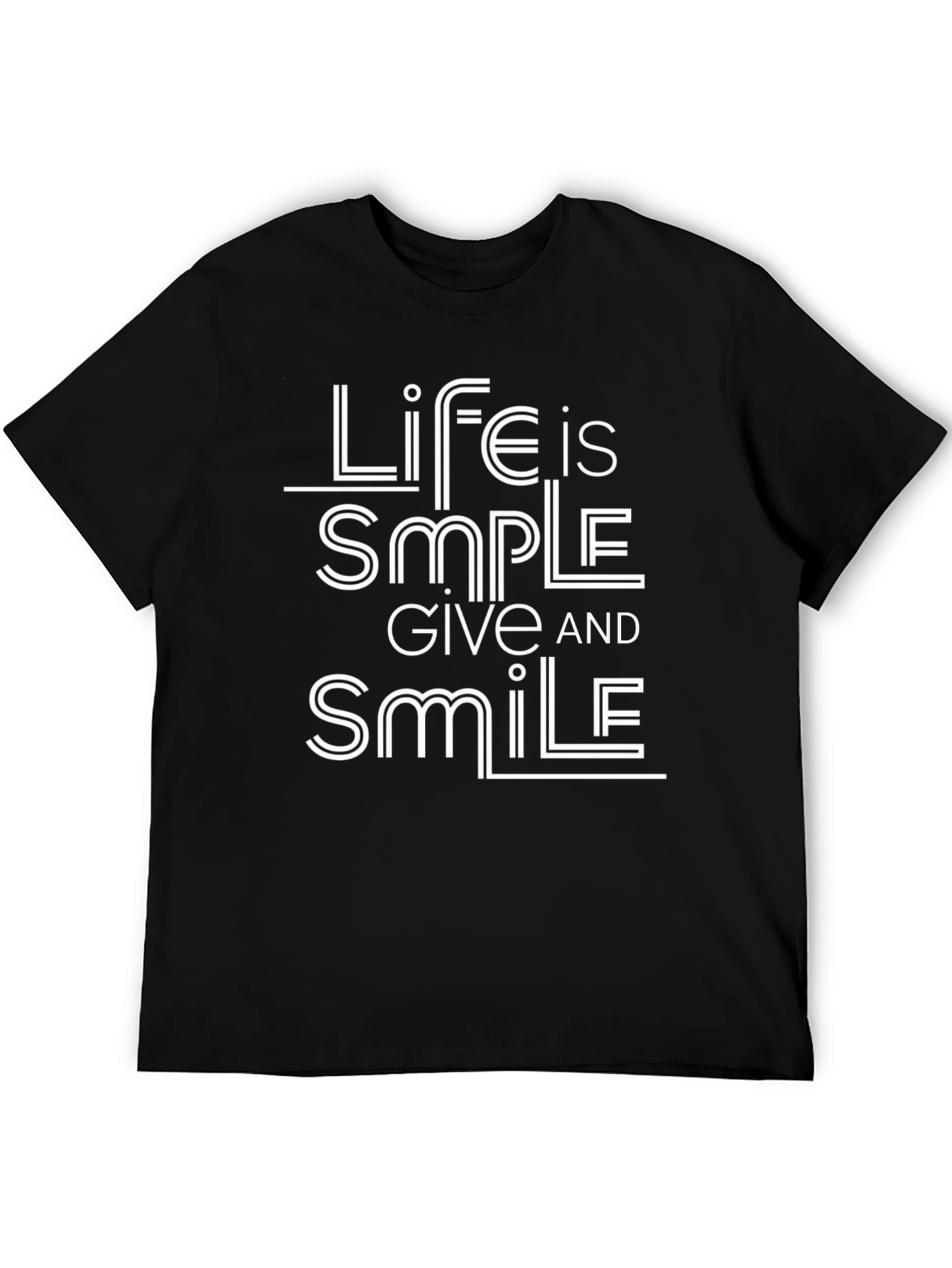 Black Life is Simple T-Shirt - Give and Smile view 5