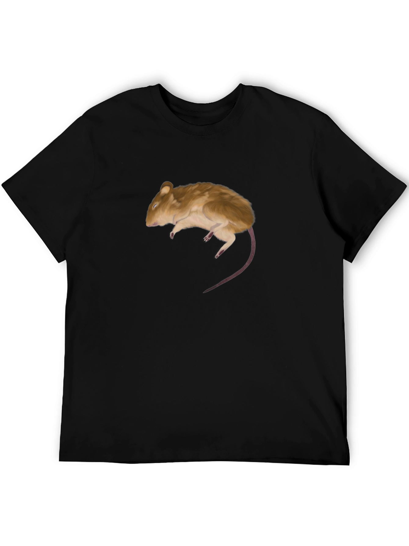 Black Mouse Graphic Tee - Soft Comfort view 5