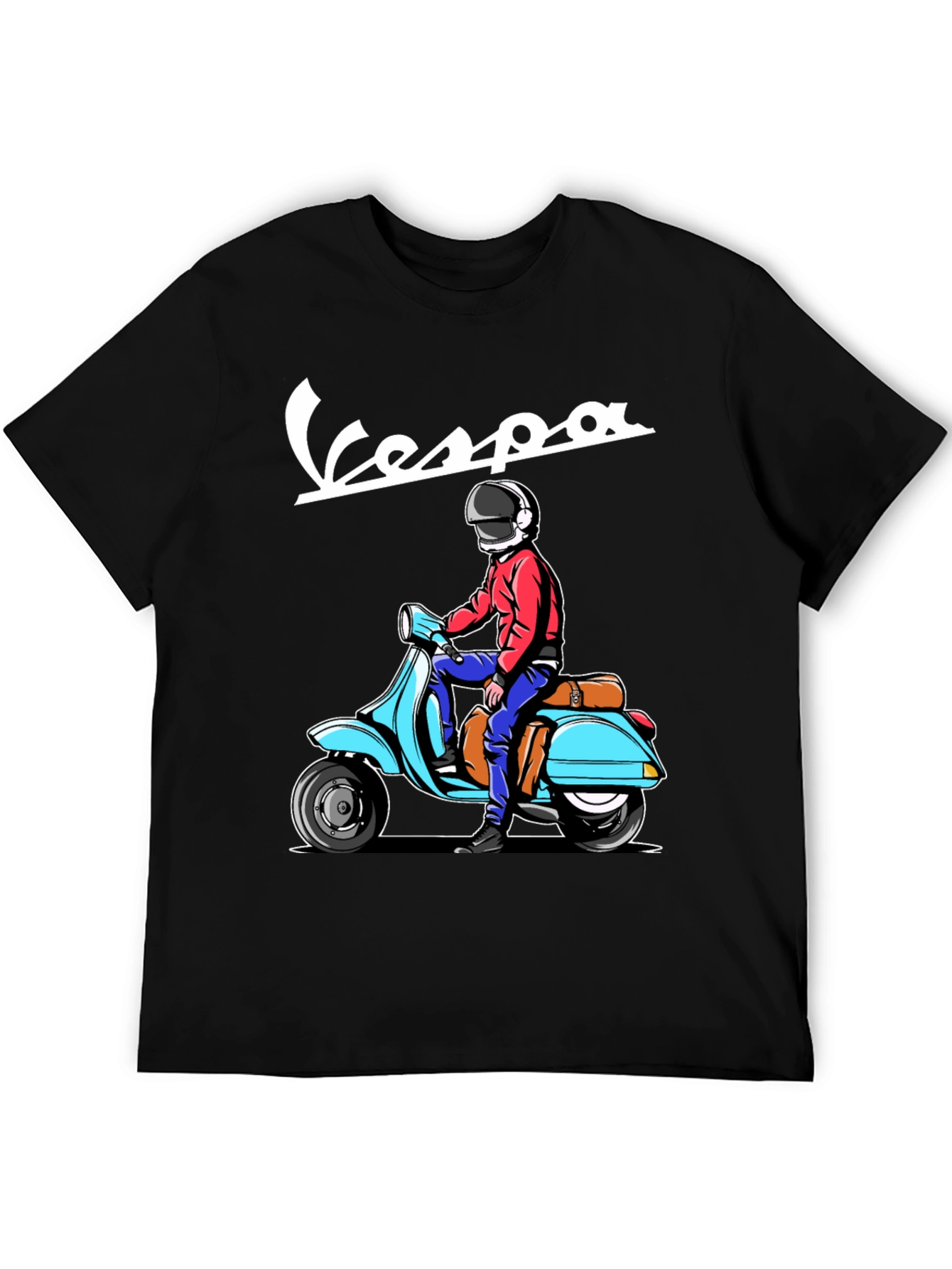 Cool Vespa Rider T-Shirt - 5