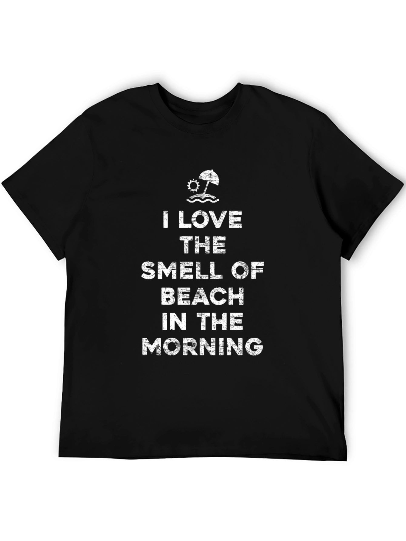 Black Beach Lover T-Shirt - Smell of the Beach view 5