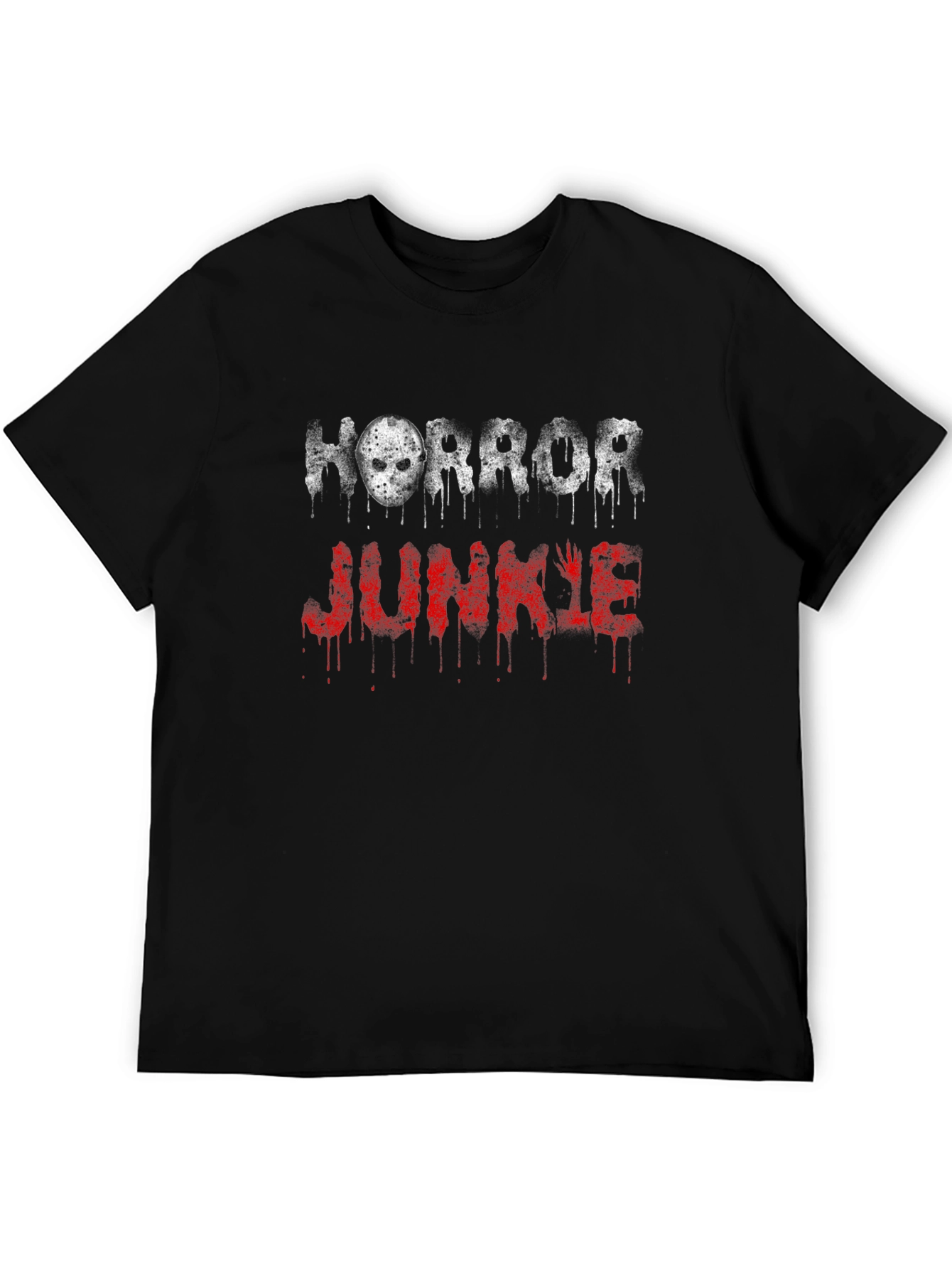 Horror Junkie Graphic Tee - Black - 5