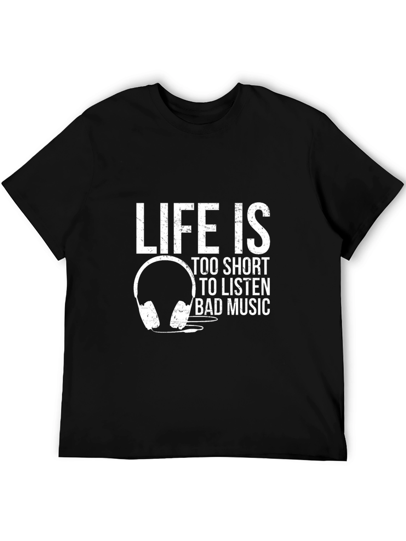 Black Life is Too Short Music T-Shirt view 5