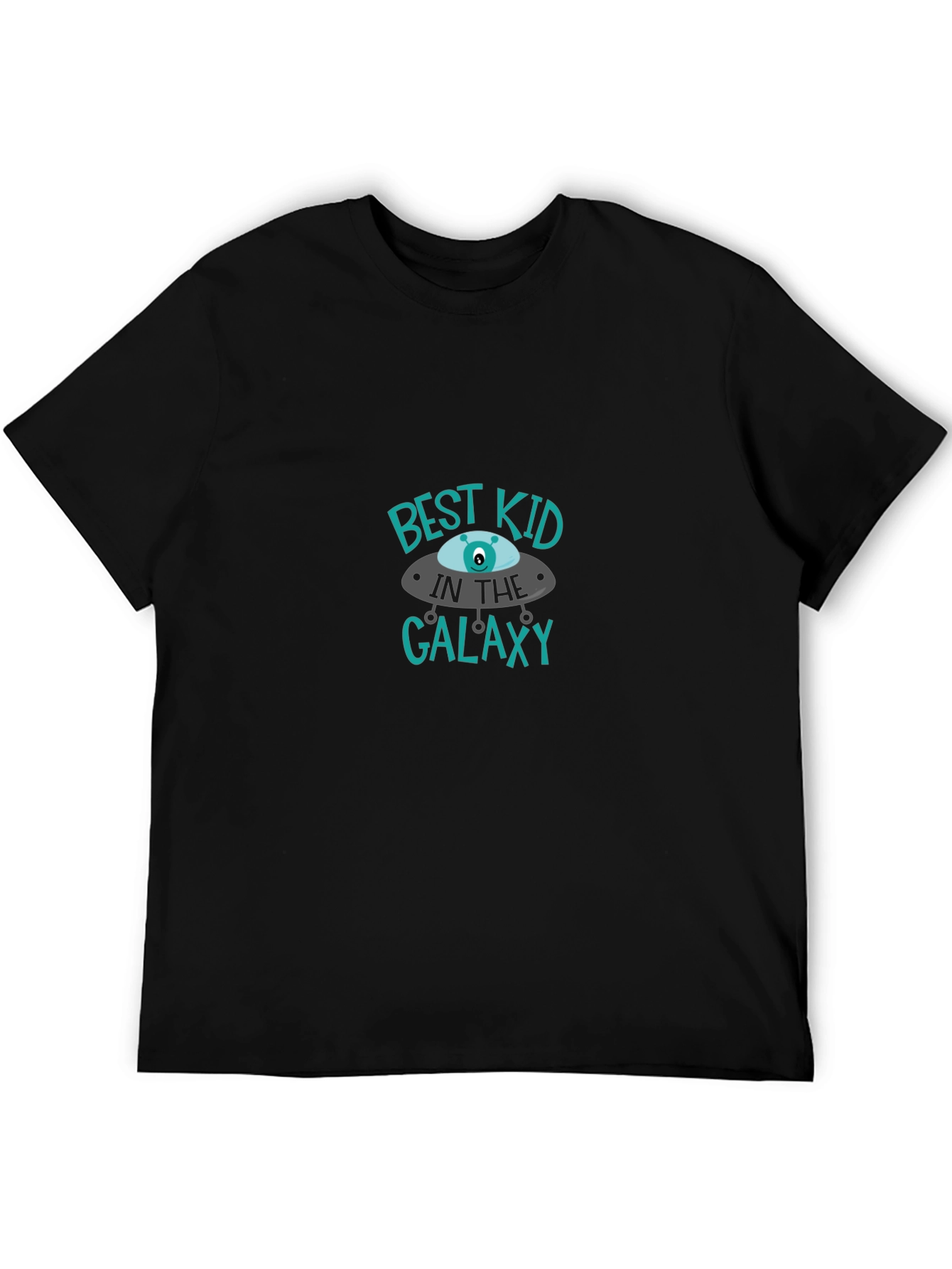 Black Best Kid in the Galaxy T-Shirt - Black view 5