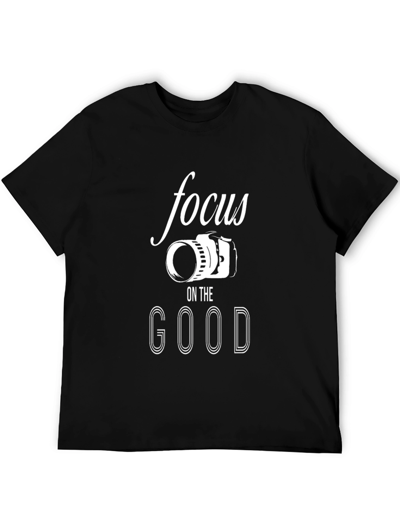 Black Focus on the Good Graphic T-Shirt view 5