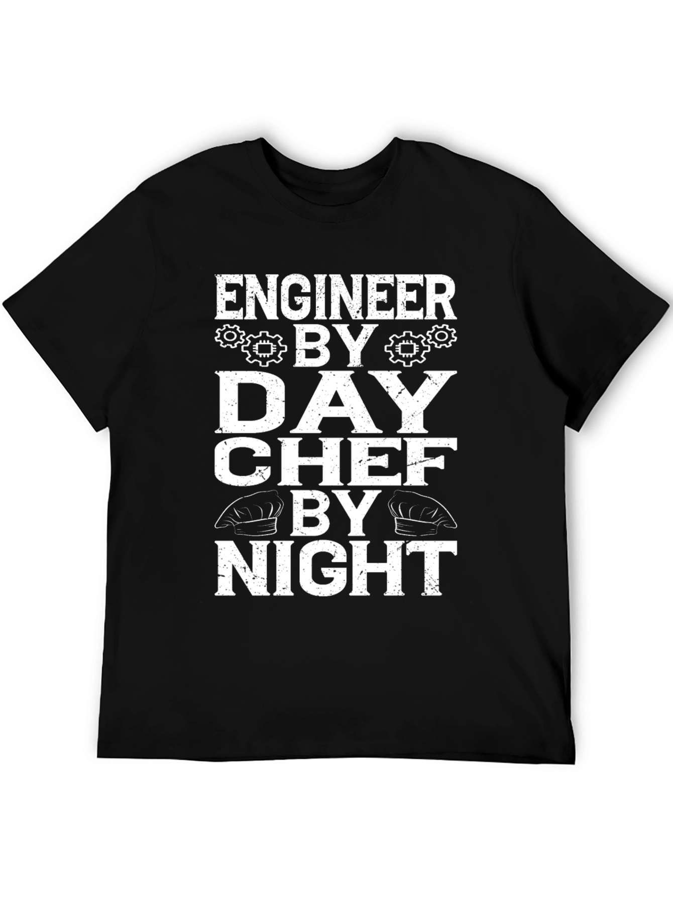 Black Engineer By Day, Chef By Night T-Shirt view 5