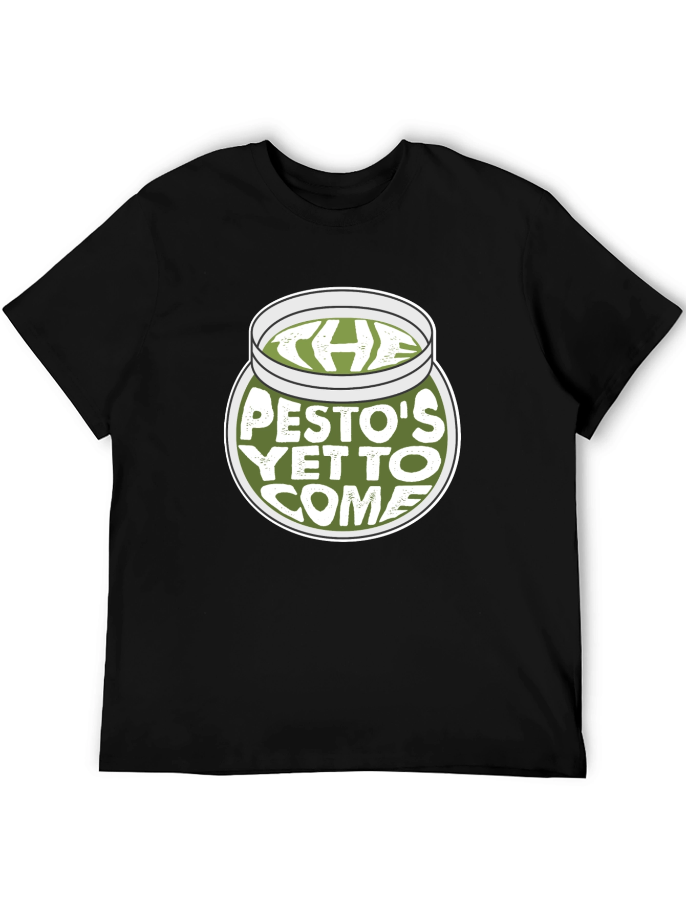 Black Pesto's Yet to Come T-Shirt - Novelty Graphic Tee view 5