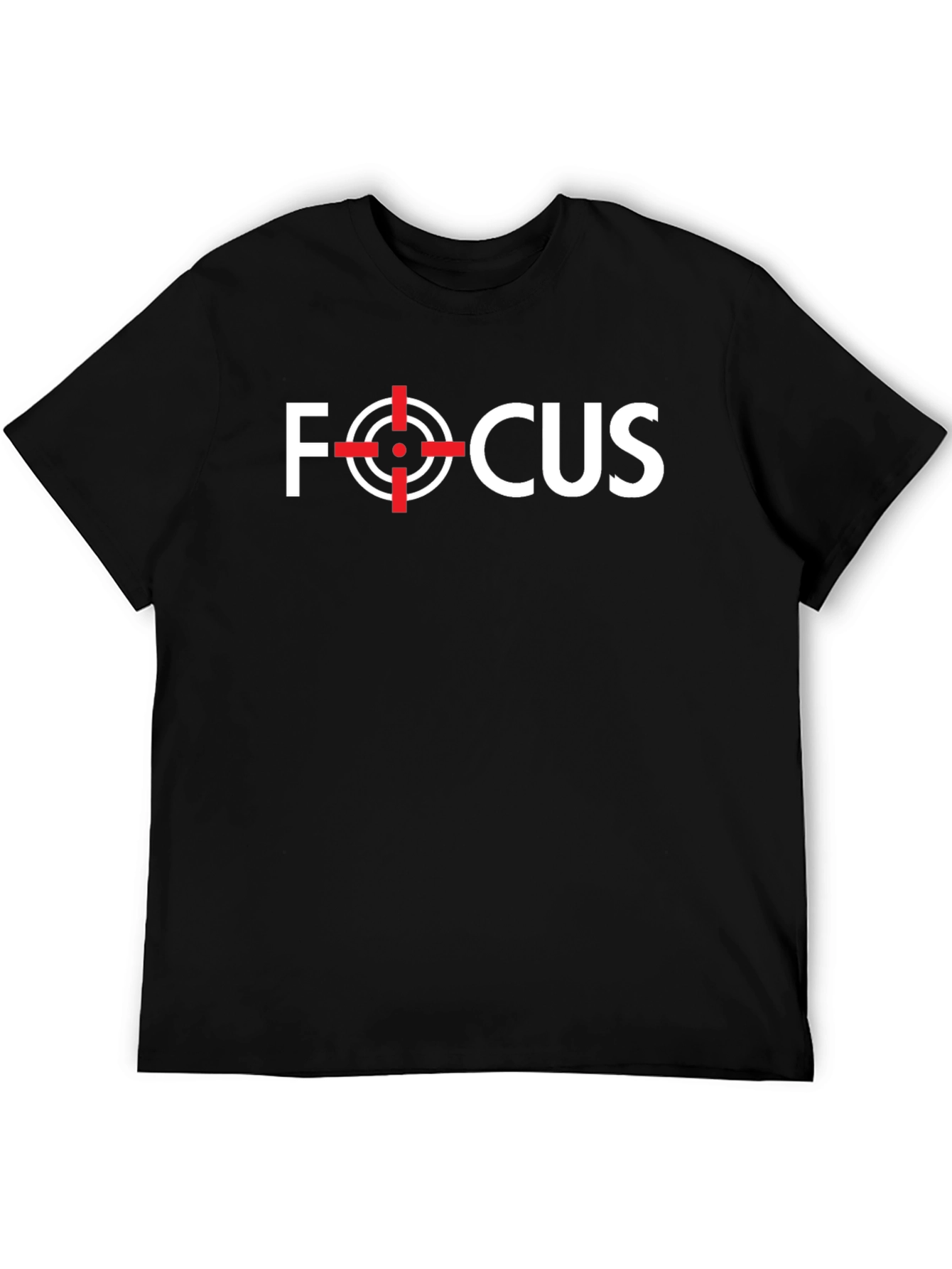 Black Focus Graphic Tee - Mens Black T-Shirt view 5