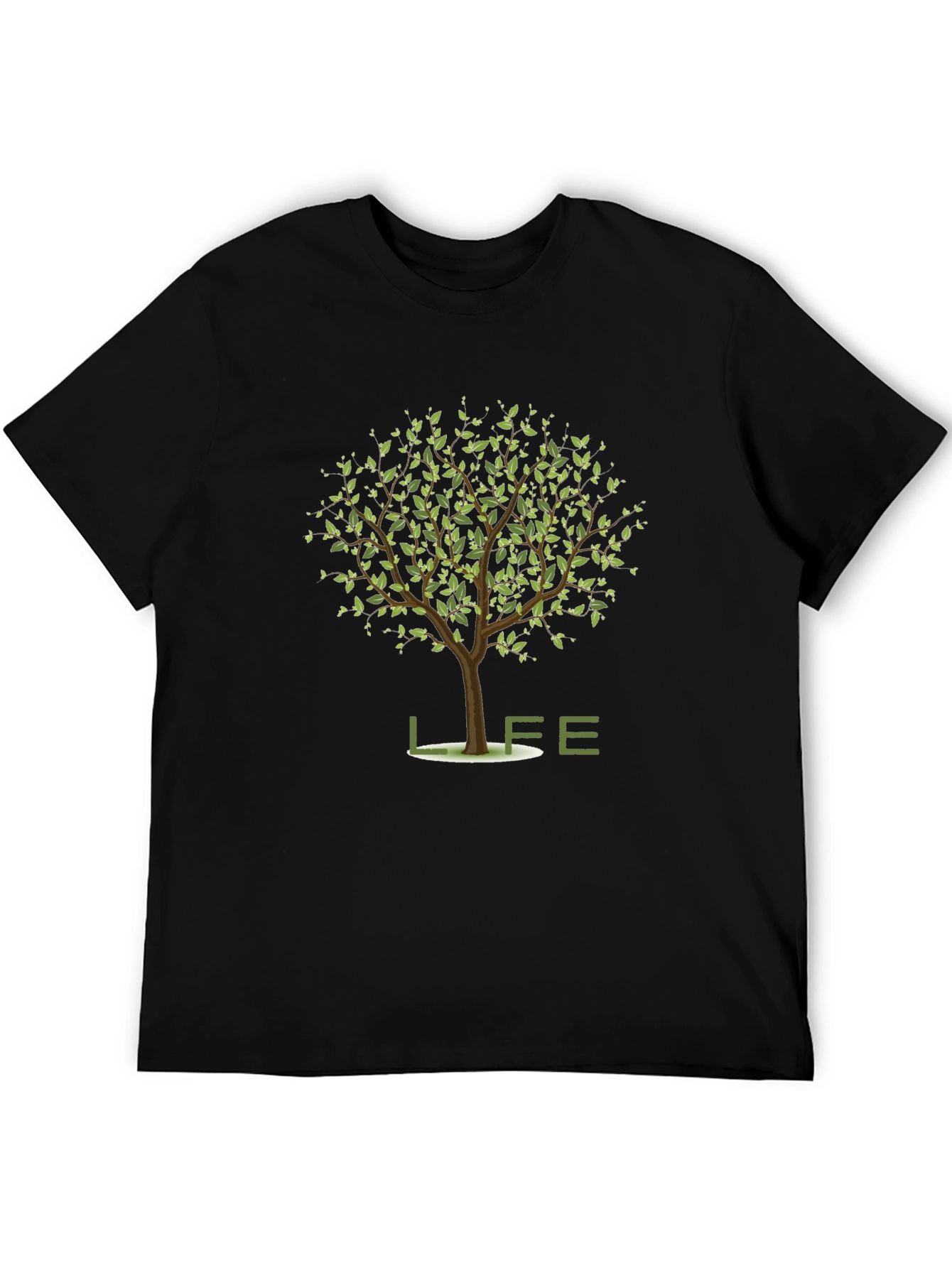 Black Life Tree Graphic Tee - Stylish Comfort view 5