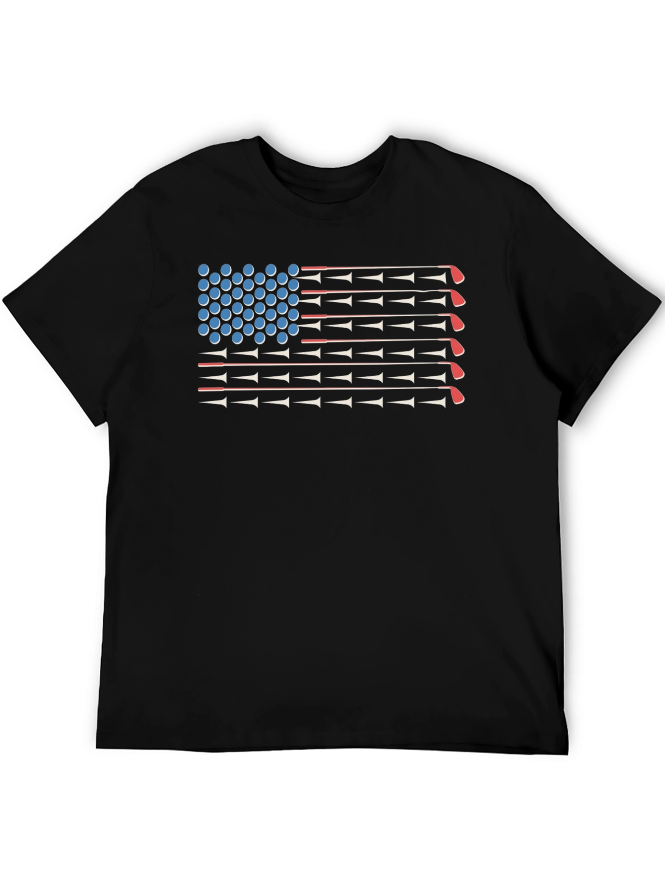 Golf American Flag T-Shirt - 5