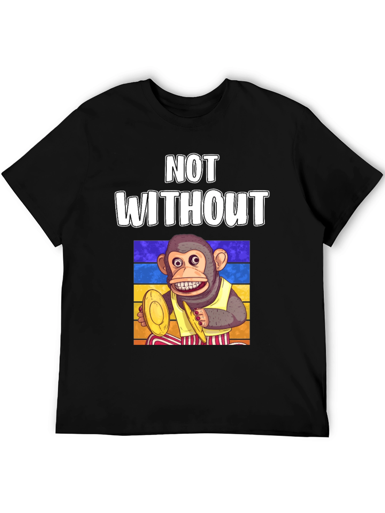 Black Monkey Cymbal T-Shirt - Not Without! view 5