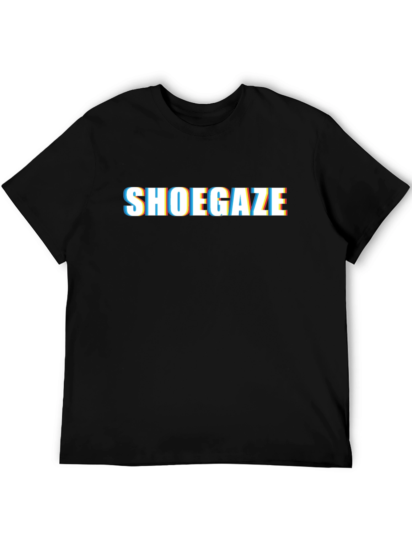 Black Shoegaze Graphic Tee - Retro Style view 5