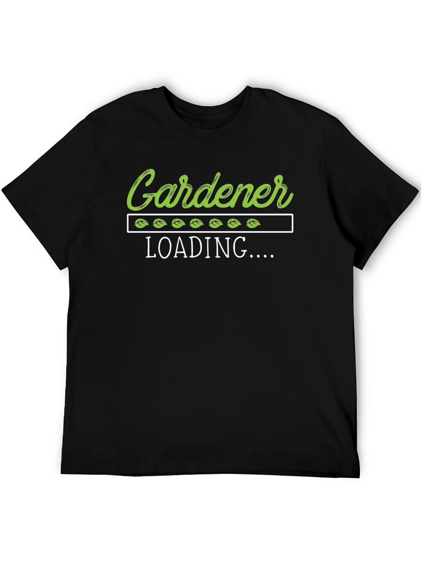 Black Gardener Loading T-Shirt - Black view 5