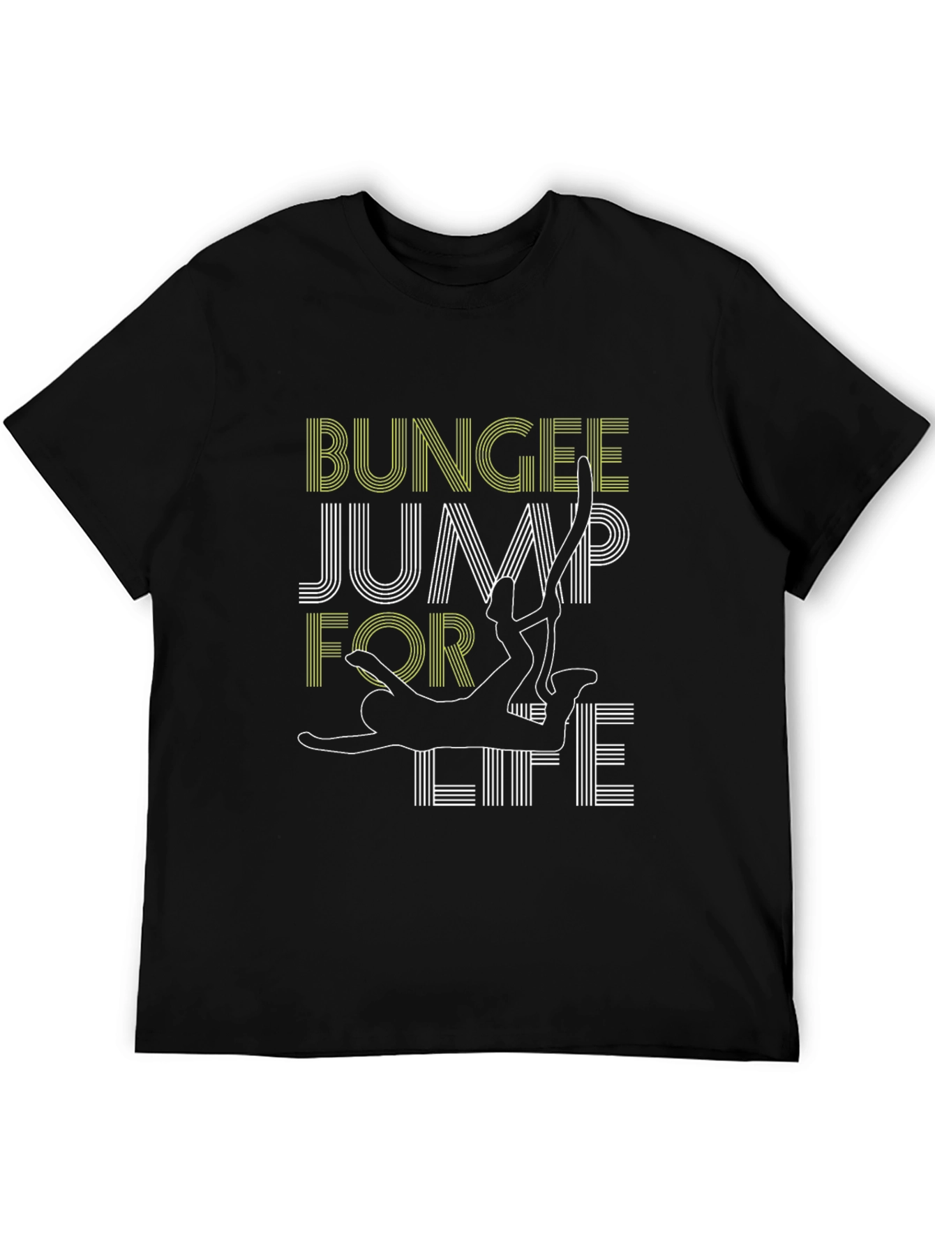 Bungee Jump For Life Graphic T-Shirt - 5