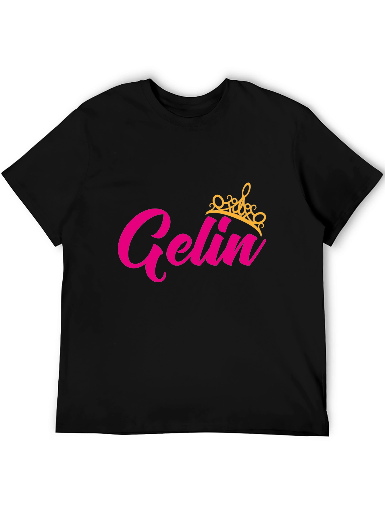 Black Gelin Crown Black T-Shirt view 5