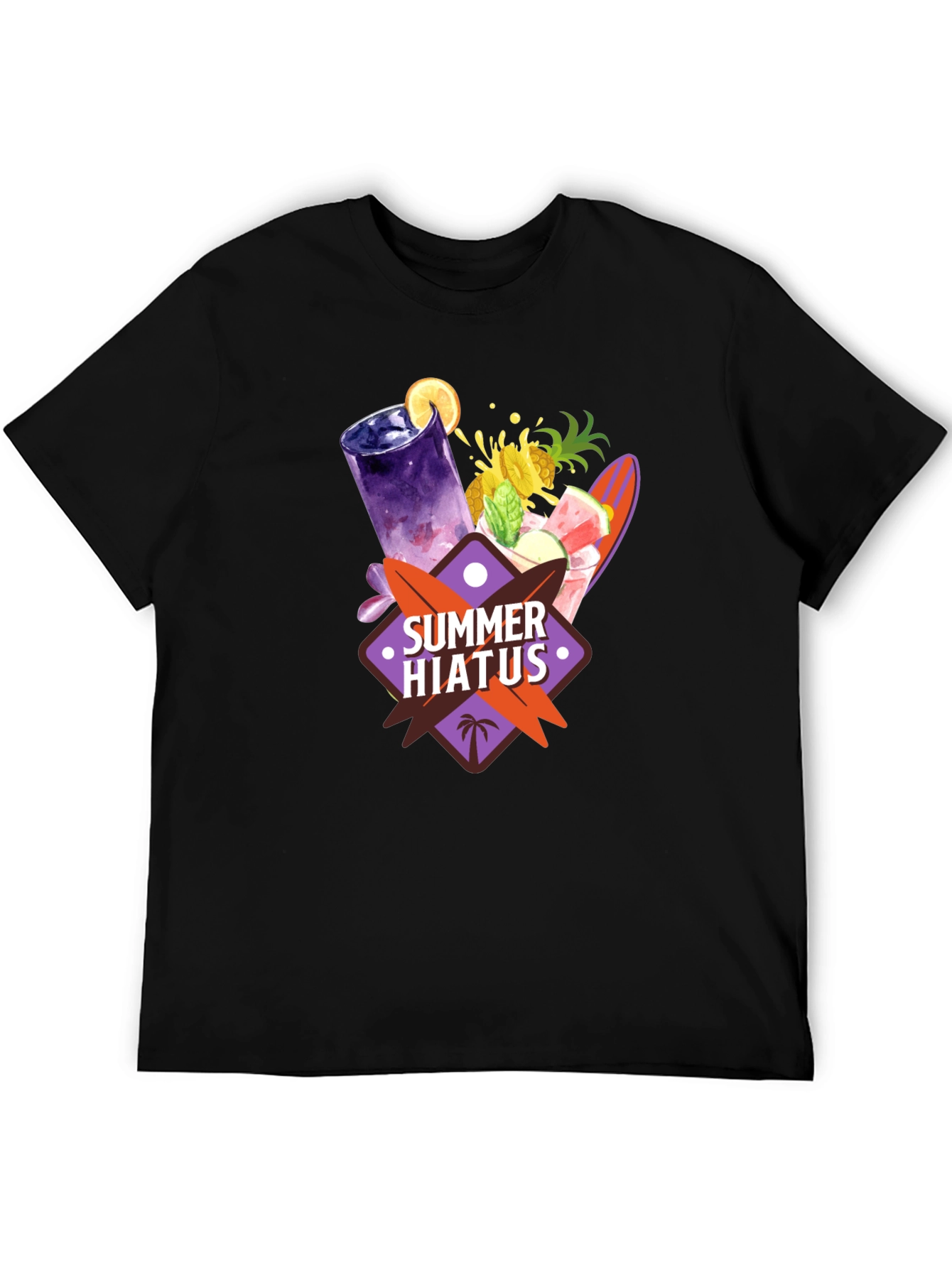 Black Summer Hiatus Graphic T-Shirt view 5