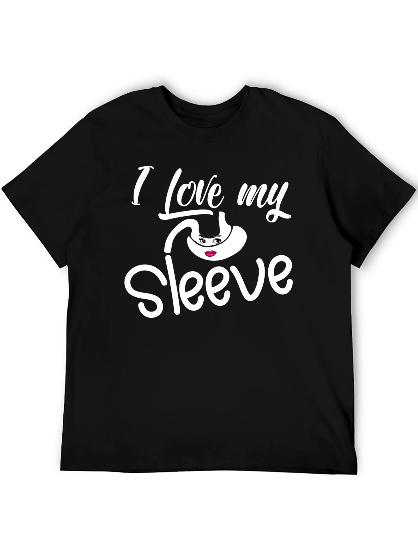 Black I Love My Sleeve T-Shirt - Gastric Sleeve Surgery view 5