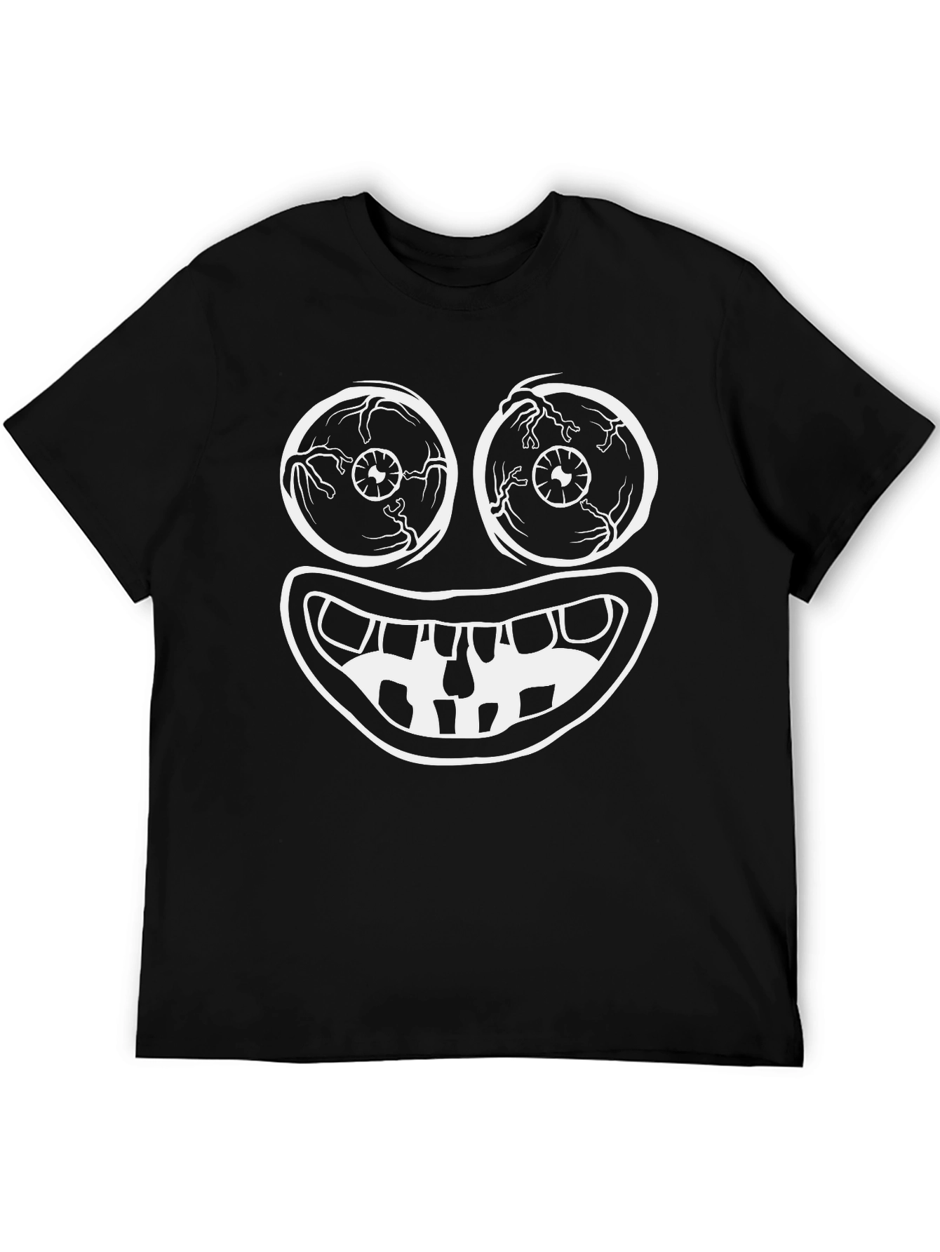 Black Goofy Graphic Tee - Express Yourself! view 5