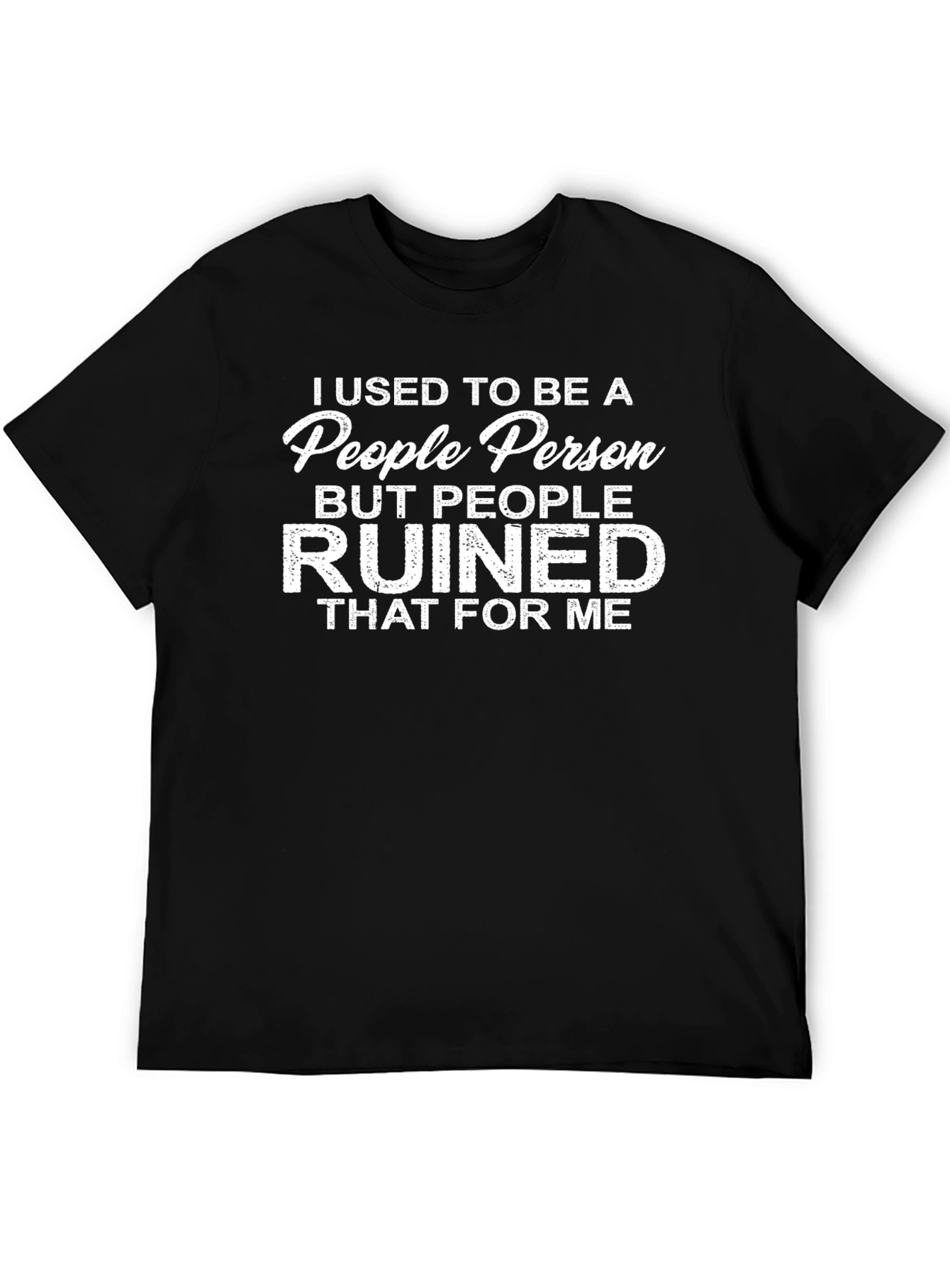 Black People Person Ruined Me Graphic Tee view 5