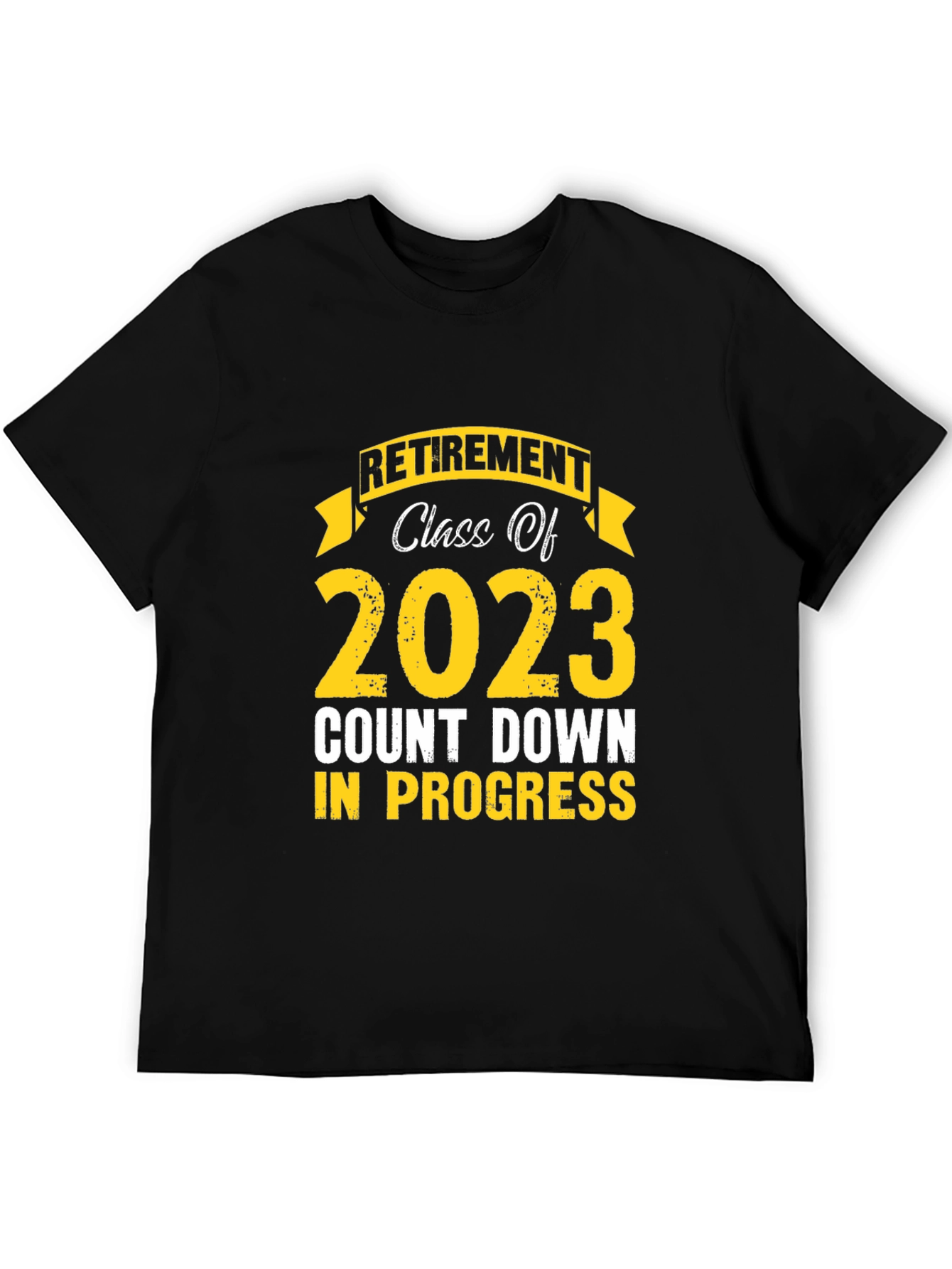 Black Retirement Class of 2023 Countdown T-Shirt view 5