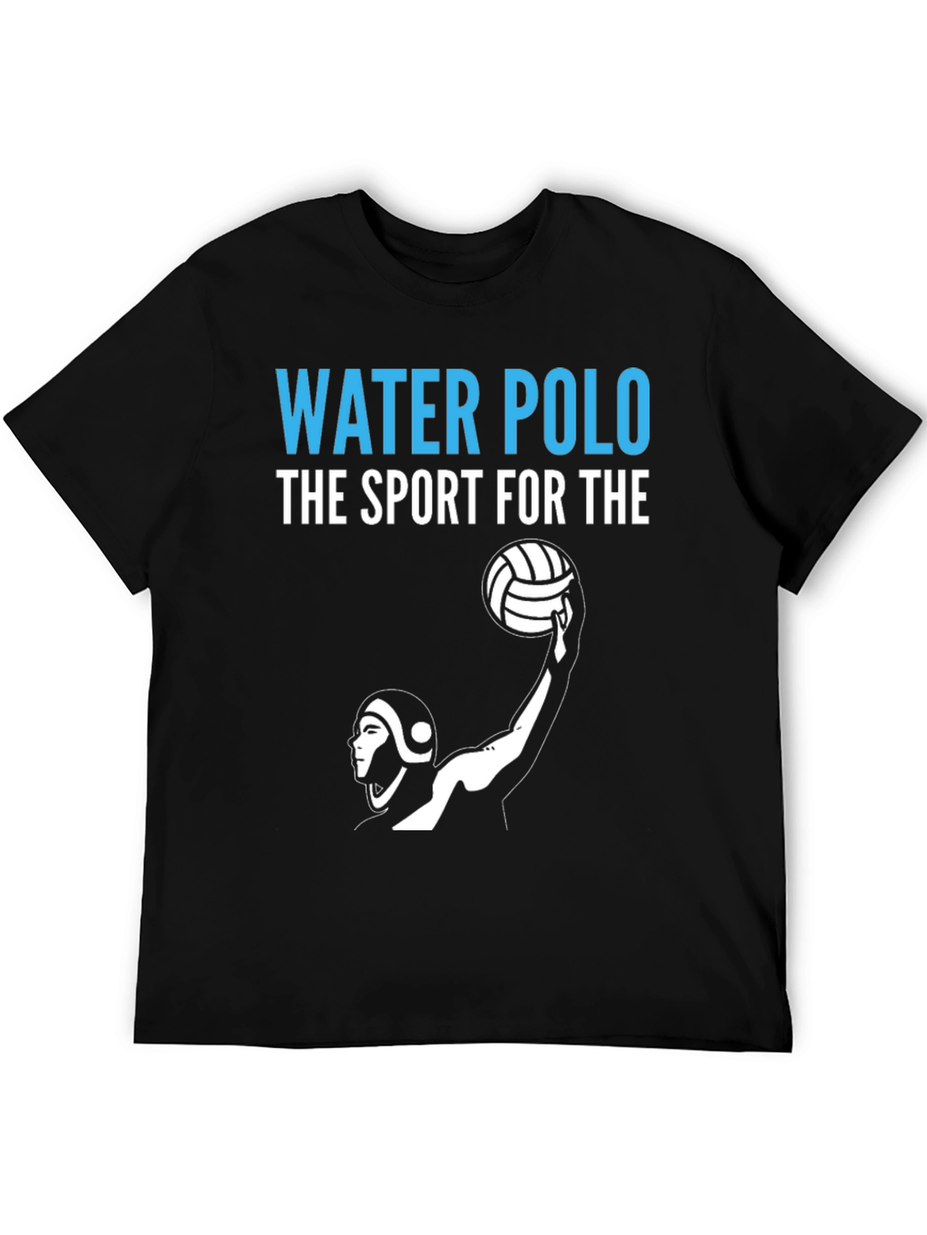 Black Water Polo T-Shirt - The Sport For The view 5