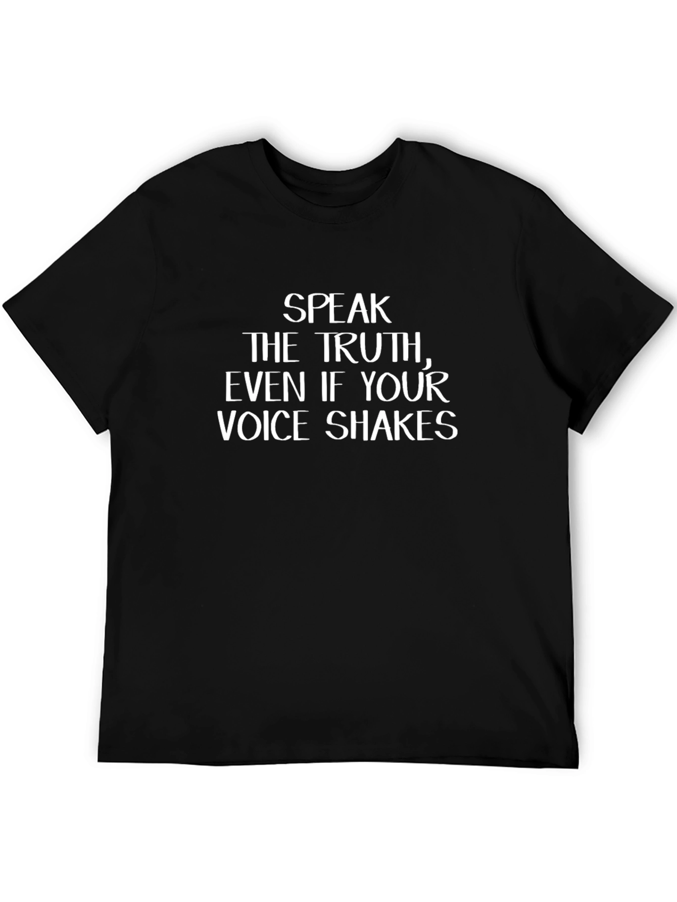 Black Speak the Truth T-Shirt - Motivational Tee view 5