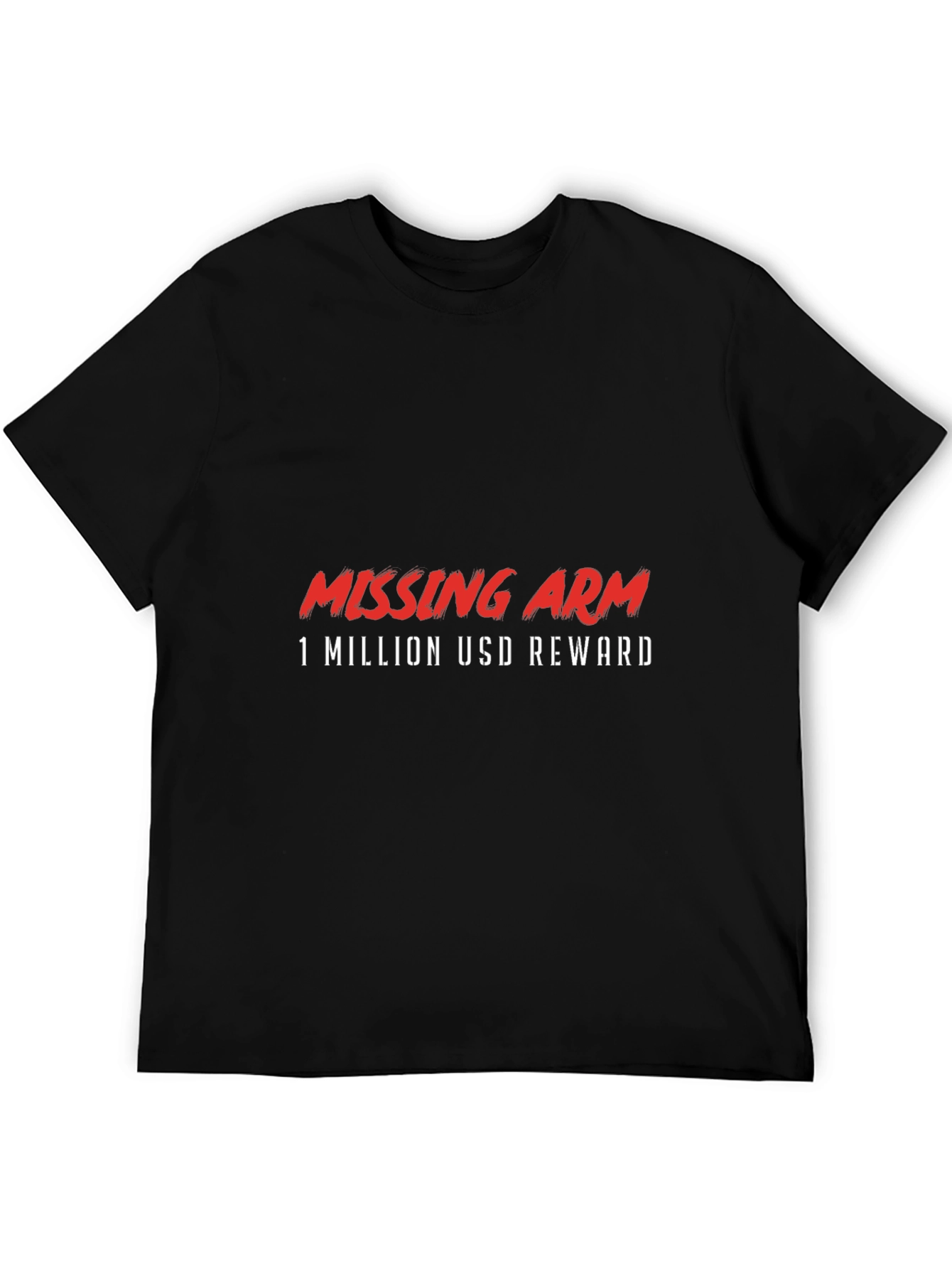 Black Missing Arm Reward Black Graphic Tee view 5