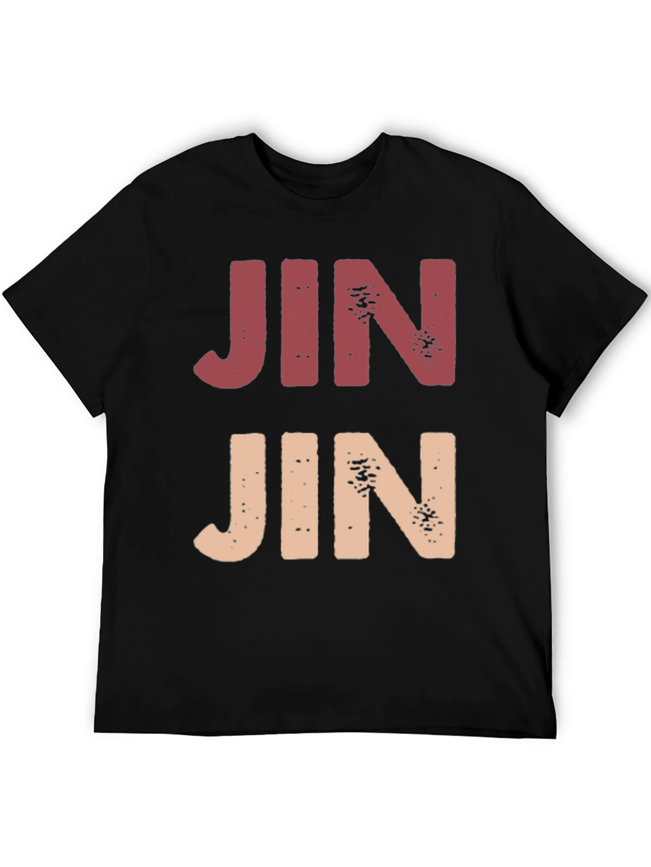 Black Retro Style JIN Graphic Tee view 5